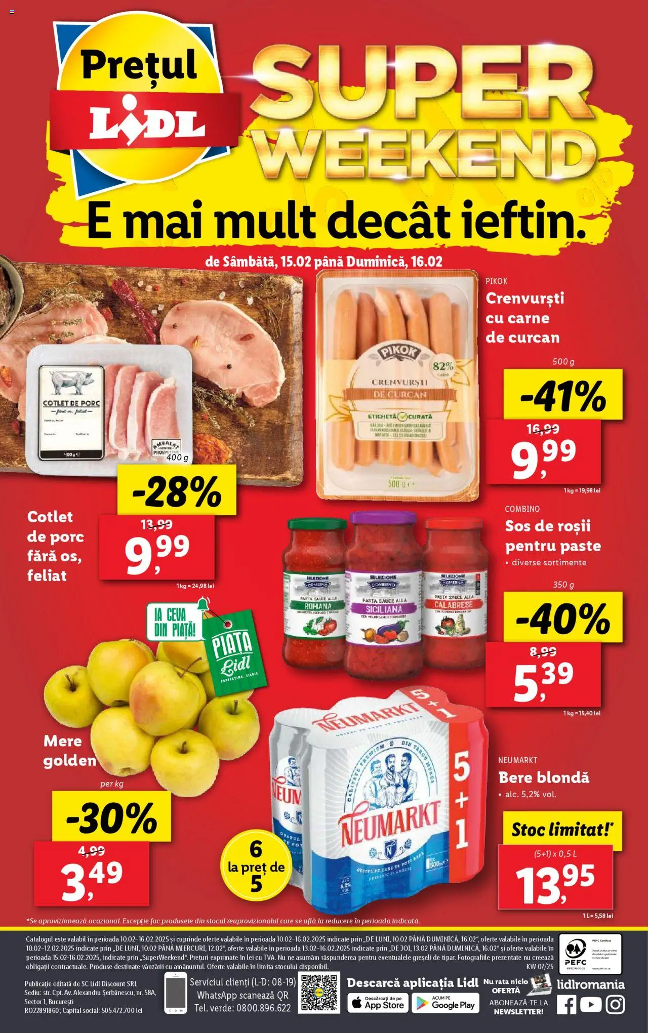 Catalog LIDL 10 - 16 Februarie 2025 | Pagina 84 | Produse: Bere, Mere, Roșii, Sos