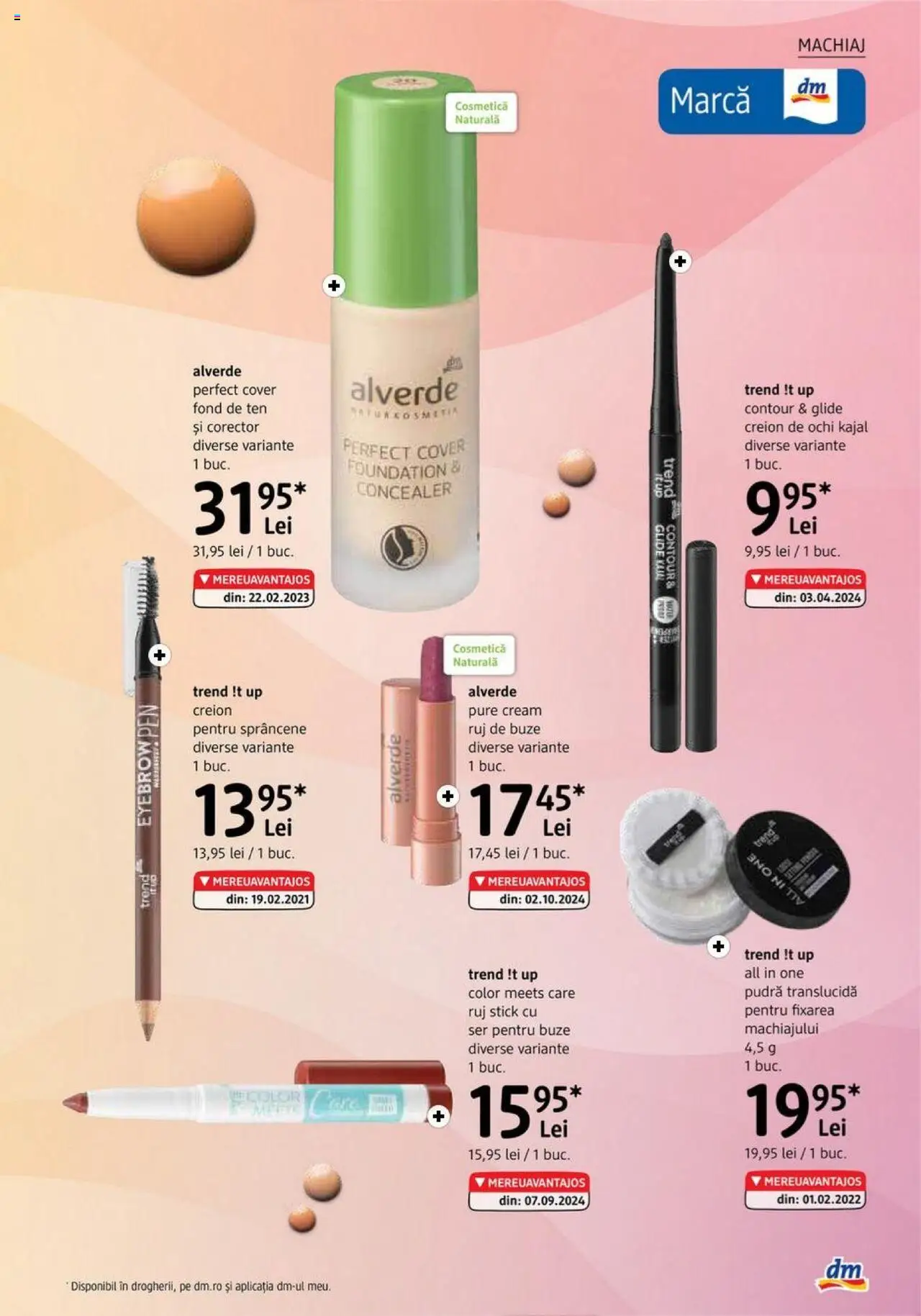 Catalog DM Drogerie Markt 6 Februarie - 4 Martie 2025 | Pagina 11 | Produse: Pudră translucidă, Concealer, Creion de ochi, Ruj