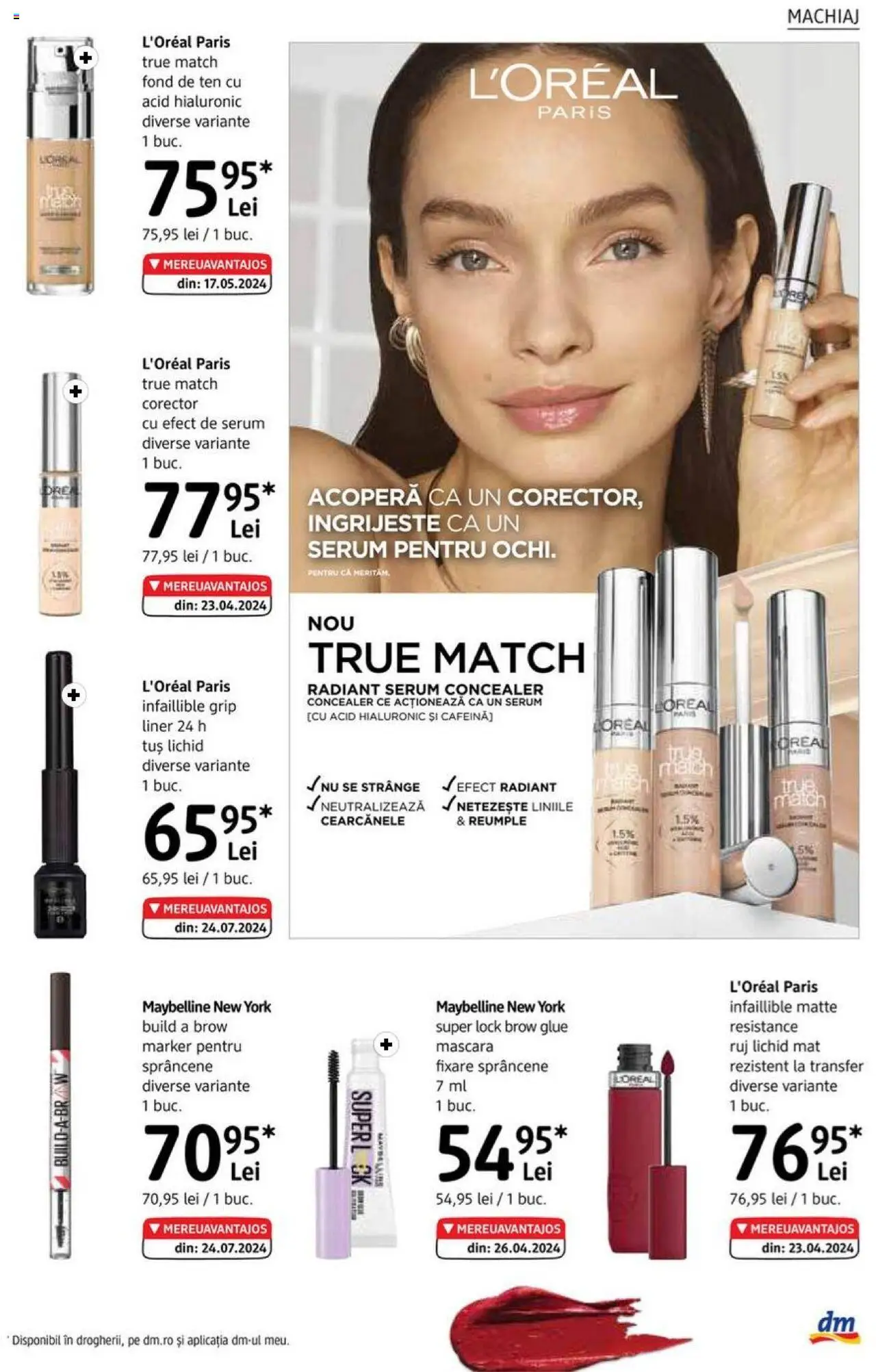 Catalog DM Drogerie Markt 6 Februarie - 4 Martie 2025 | Pagina 13 | Produse: Fond de ten, Machiaj, Concealer, Mascara