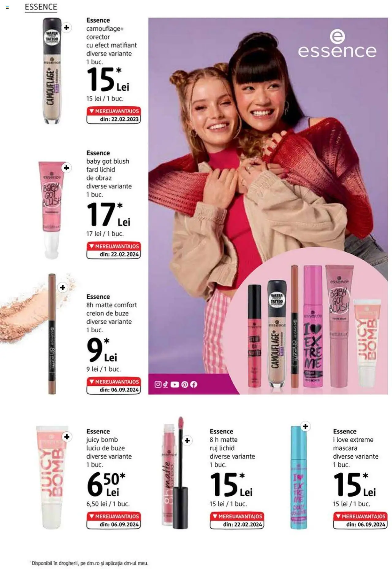 Catalog DM Drogerie Markt 6 Februarie - 4 Martie 2025 | Pagina 14 | Produse: Blush, Mascara, Ruj, Luciu de buze