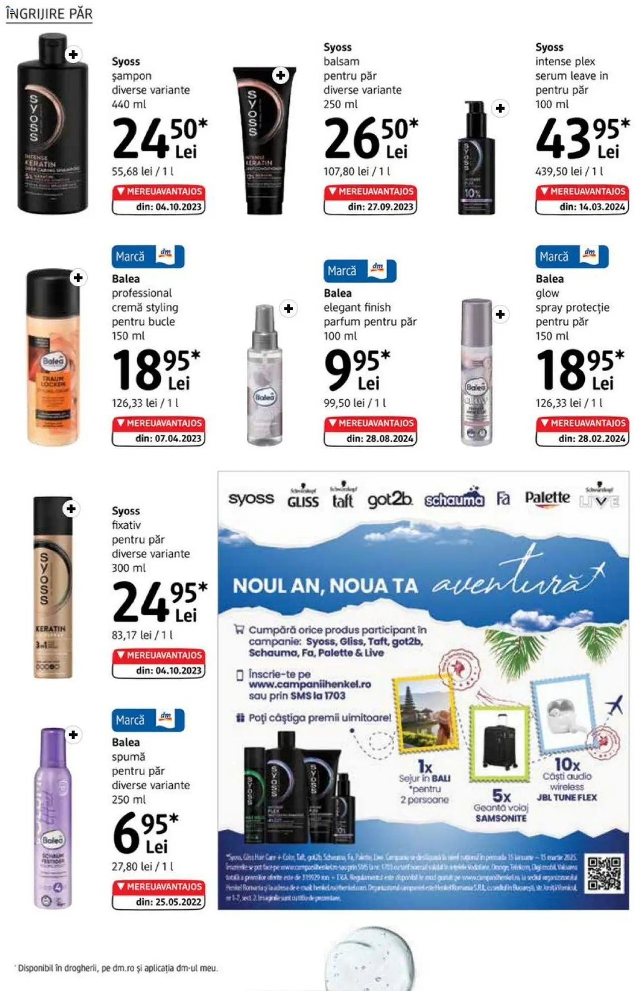 Catalog DM Drogerie Markt 6 Februarie - 4 Martie 2025 | Pagina 20 | Produse: Serum, Șampon, Balsam, Cremă