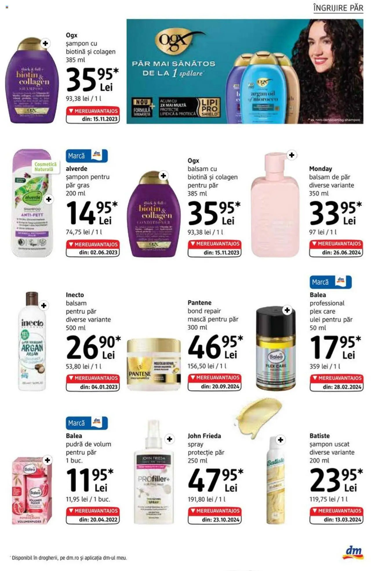 Catalog DM Drogerie Markt 6 Februarie - 4 Martie 2025 | Pagina 21 | Produse: Șampon, Balsam, Balsam de păr, Ulei