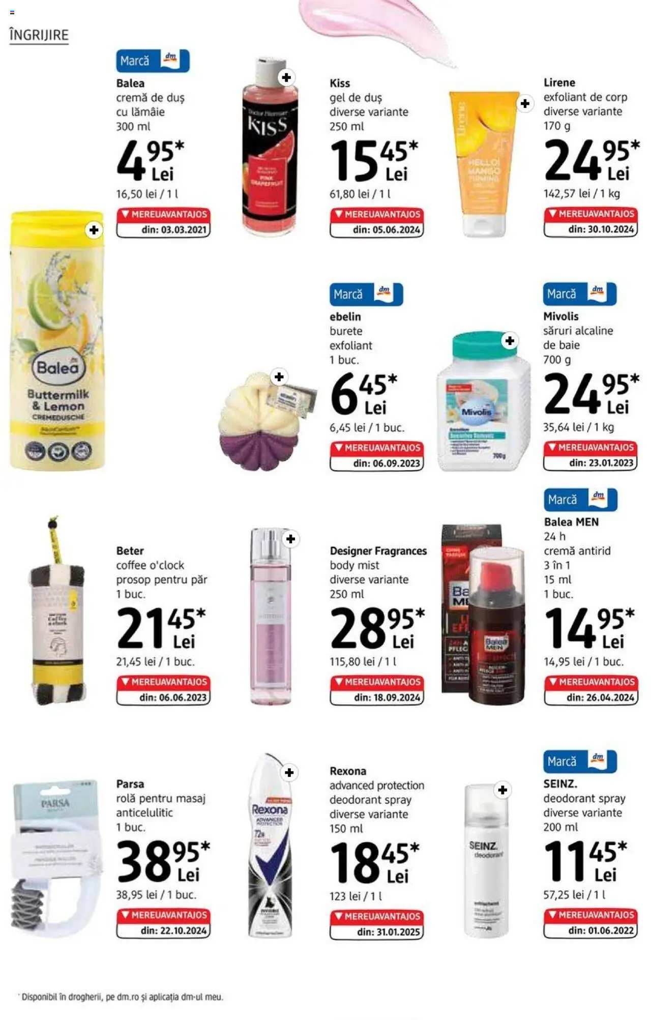 Catalog DM Drogerie Markt 6 Februarie - 4 Martie 2025 | Pagina 22 | Produse: Duș, Burete, Gel de duș, Lămâie