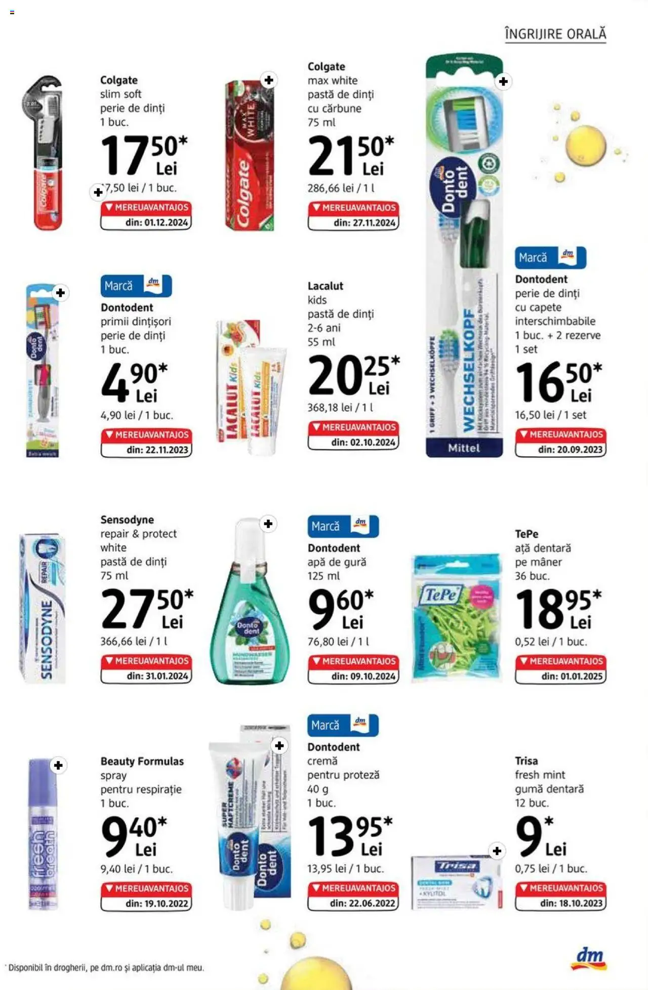 Catalog DM Drogerie Markt 6 Februarie - 4 Martie 2025 | Pagina 25 | Produse: Mâner, Cremă, Pastă de dinți, Apă de gură