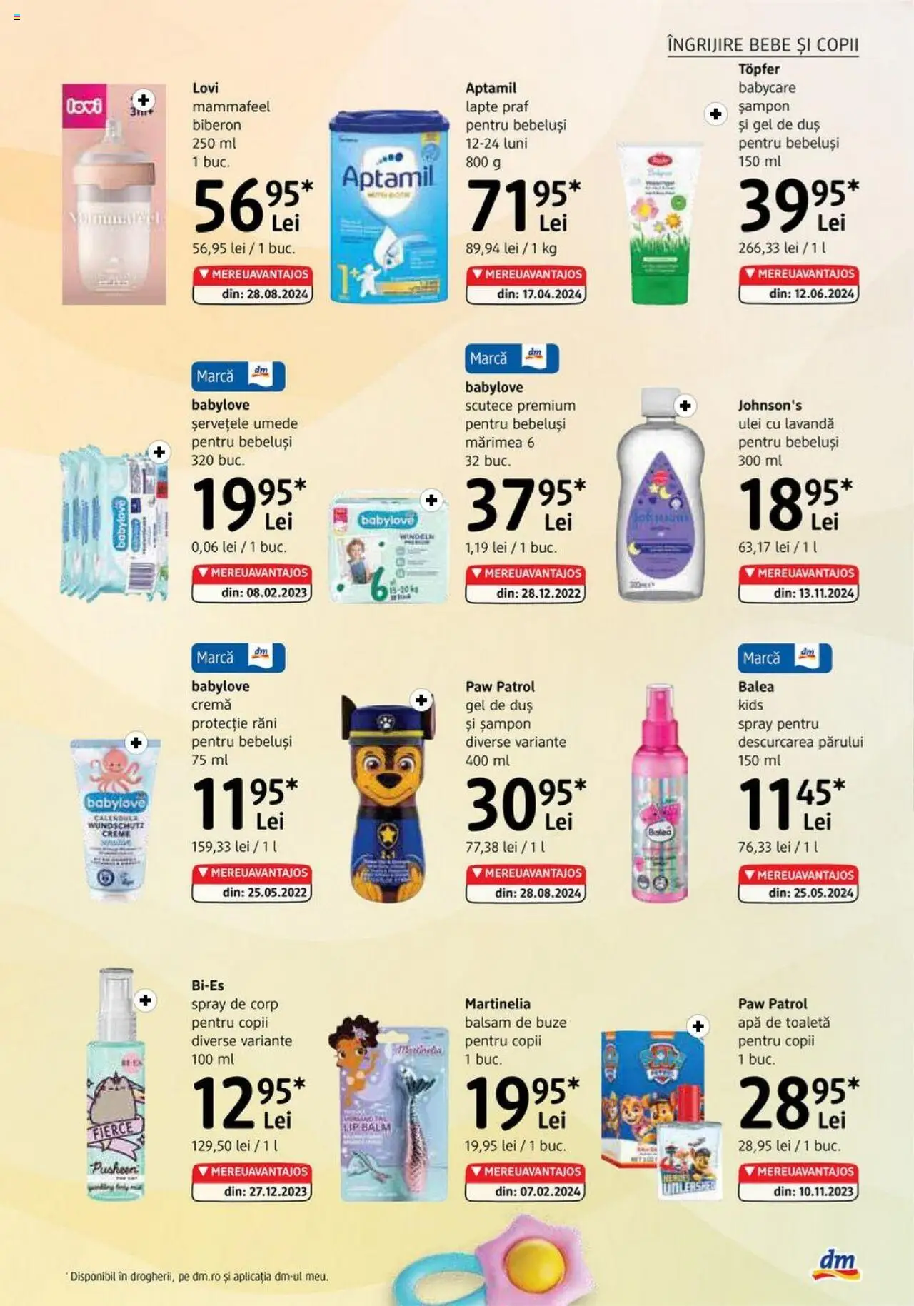 Catalog DM Drogerie Markt 6 Februarie - 4 Martie 2025 | Pagina 27 | Produse: Toaletă, Duș, Lapte, Gel de duș
