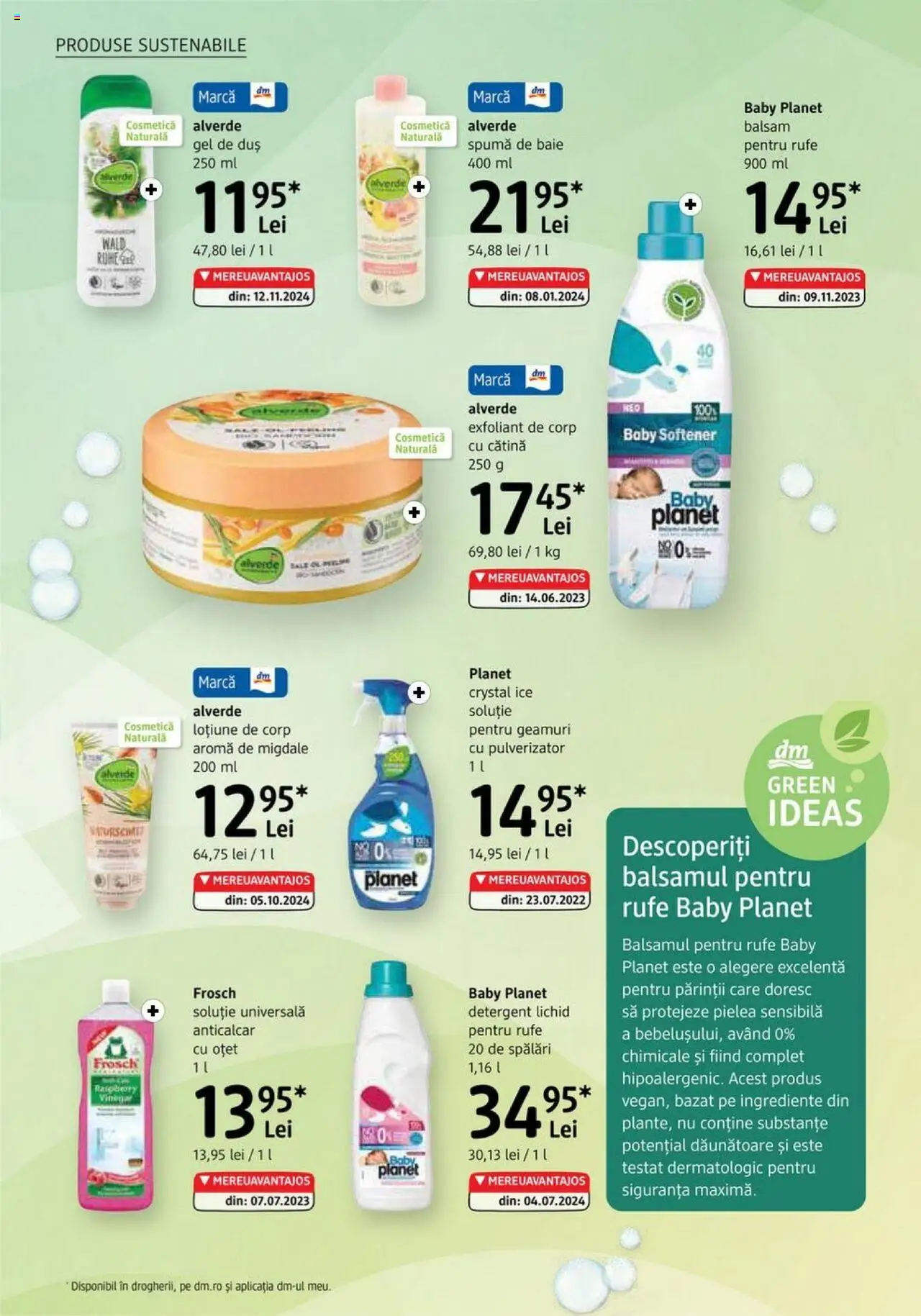 Catalog DM Drogerie Markt 6 Februarie - 4 Martie 2025 | Pagina 30 | Produse: Duș, Balsam, Spumă de baie, Detergent