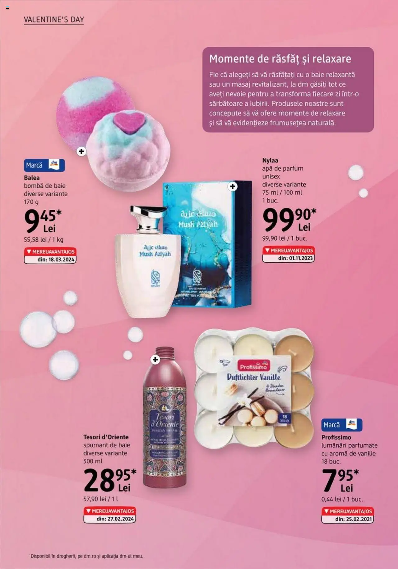 Catalog DM Drogerie Markt 6 Februarie - 4 Martie 2025 | Pagina 4 | Produse: Apă de parfum, Parfum, Apă, Spumant de baie