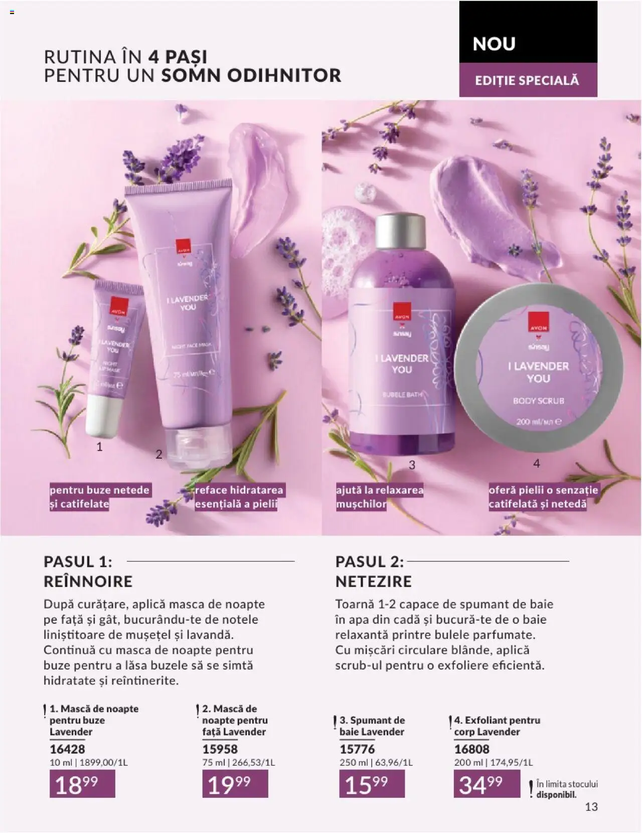 Catalog Avon 1 - 28 Februarie 2025 | Pagina 13 | Produse: Exfoliant, Scrub, Cadă, Apă