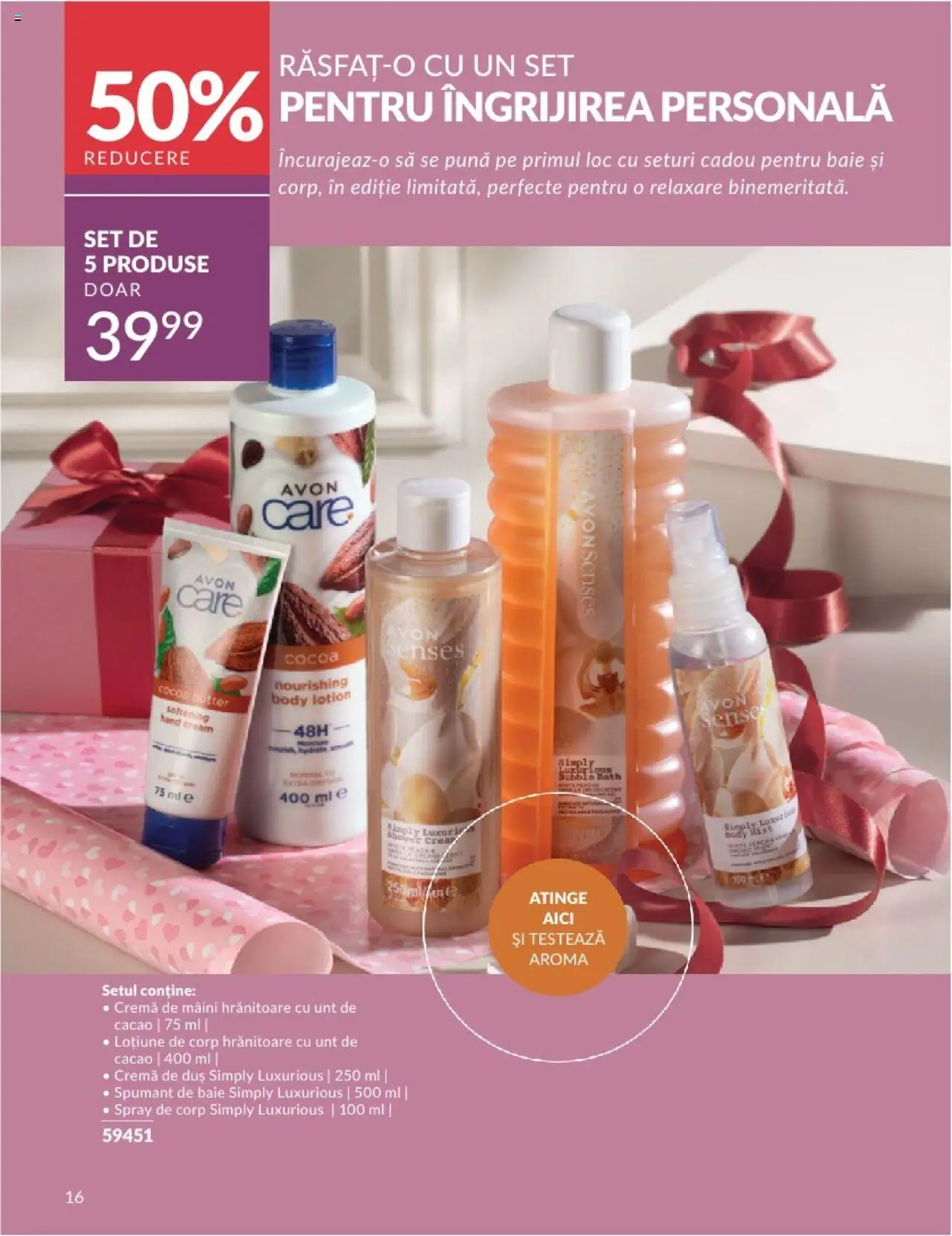 Catalog Avon 1 - 28 Februarie 2025 | Pagina 16 | Produse: Body, Unt, Cremă, Cremă de mâini