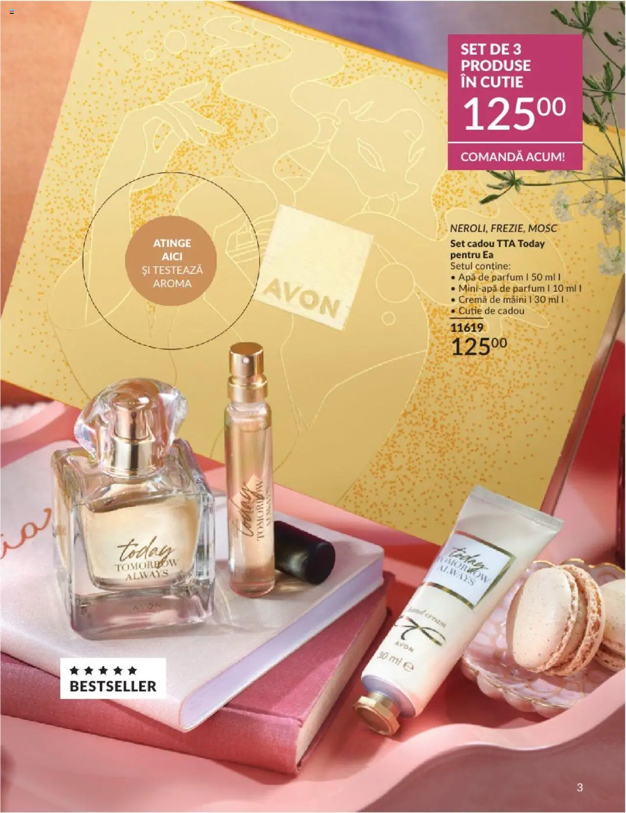Catalog Avon 1 - 28 Februarie 2025 | Pagina 3 | Produse: Apă de parfum, Cutie, Cremă, Cremă de mâini