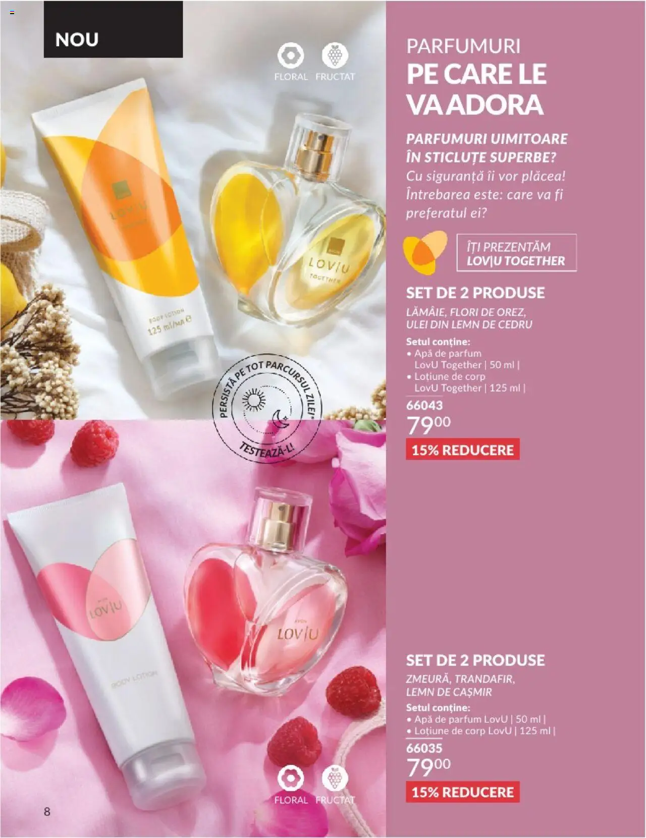 Catalog Avon 1 - 28 Februarie 2025 | Pagina 8 | Produse: Apă de parfum, Body, Parfum, Ulei