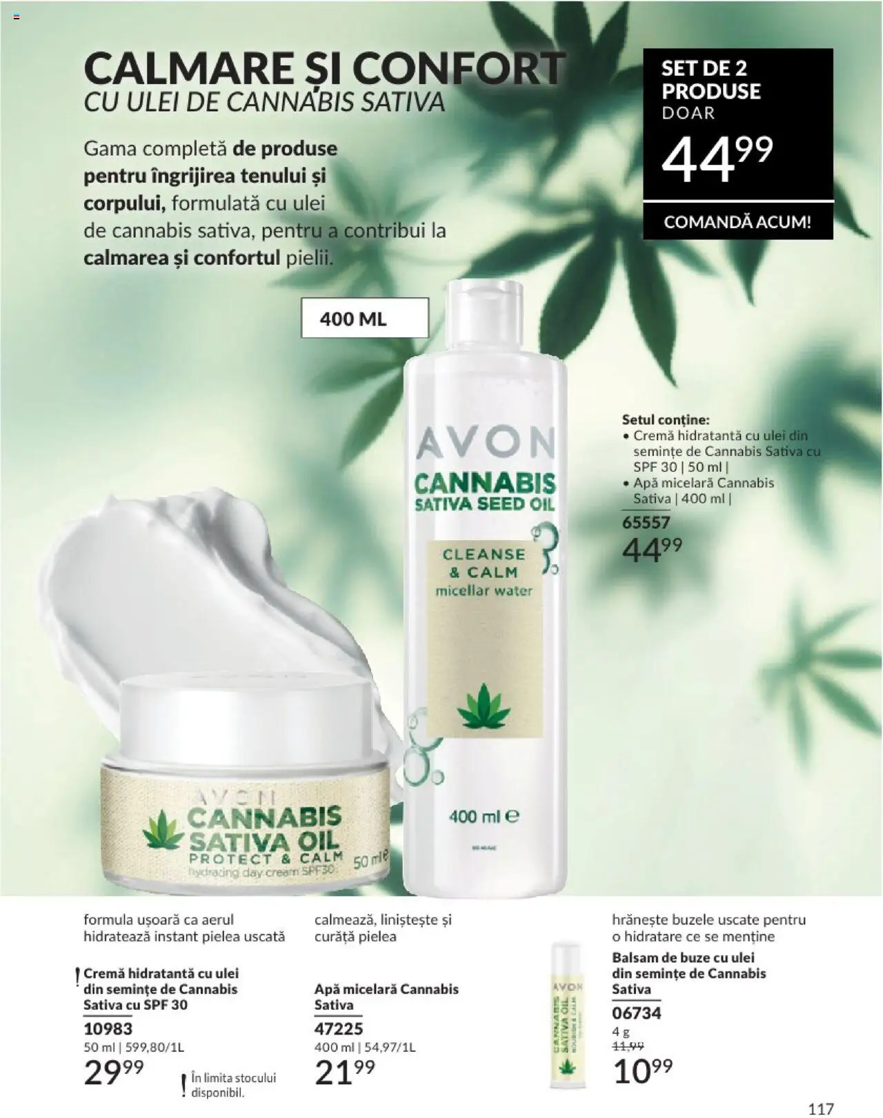 Catalog Avon 1 - 28 Februarie 2025 | Pagina 117 | Produse: Balsam, Ulei, Apă micelară, Apă