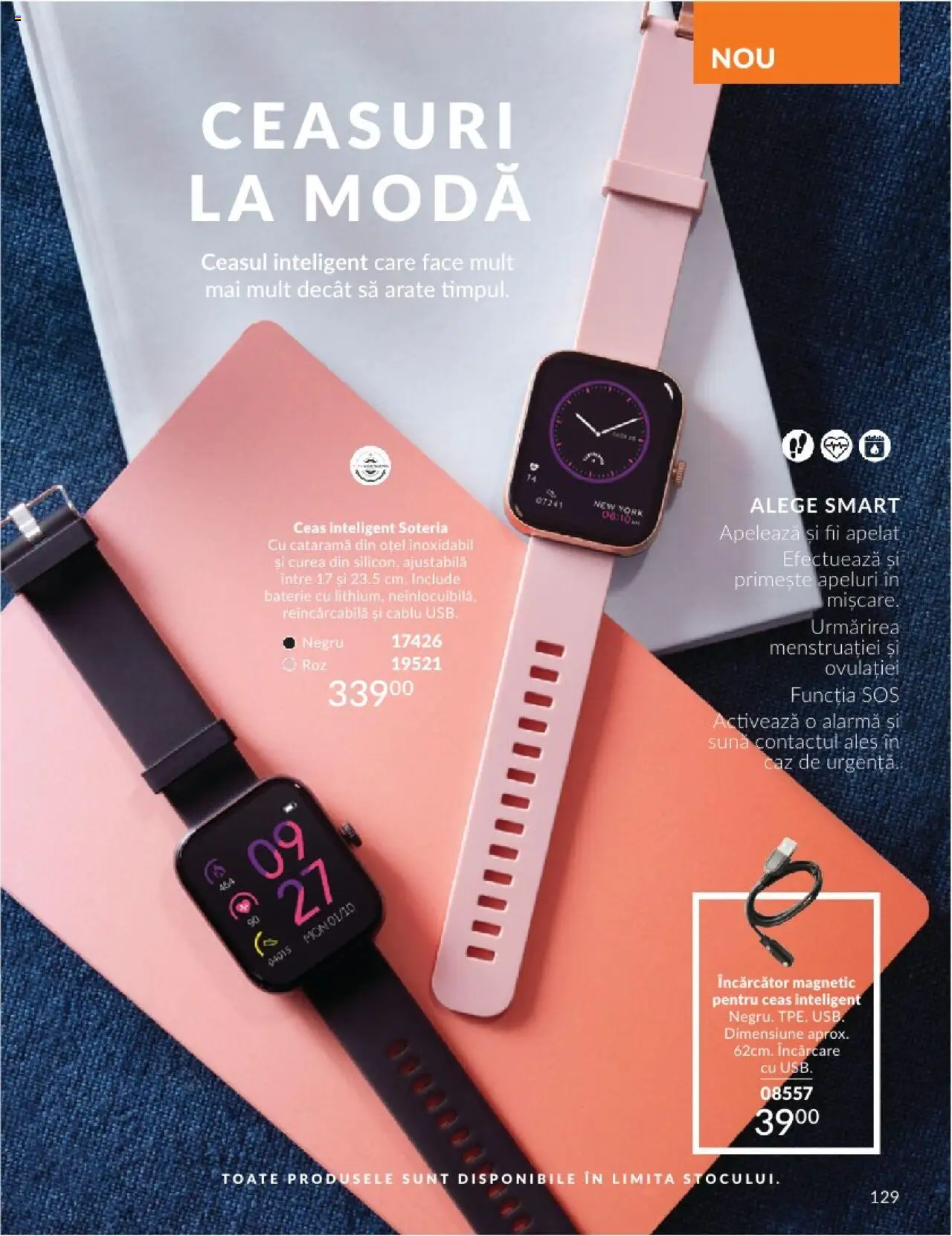 Catalog Avon 1 - 28 Februarie 2025 | Pagina 129 | Produse: Curea, Încărcător, Cablu, Baterie