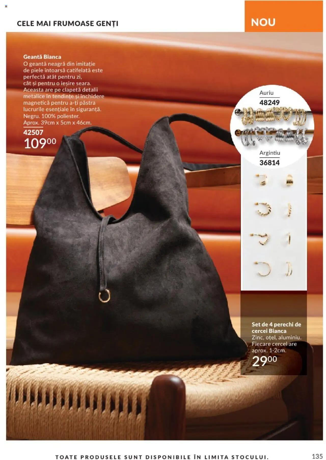 Catalog Avon 1 - 28 Februarie 2025 | Pagina 135 | Produse: Geantă, Cercei