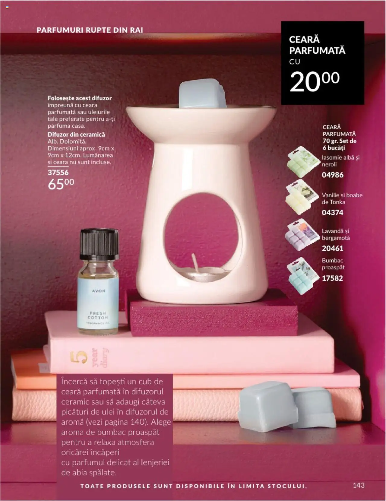 Catalog Avon 1 - 28 Februarie 2025 | Pagina 143 | Produse: Difuzor, Ulei