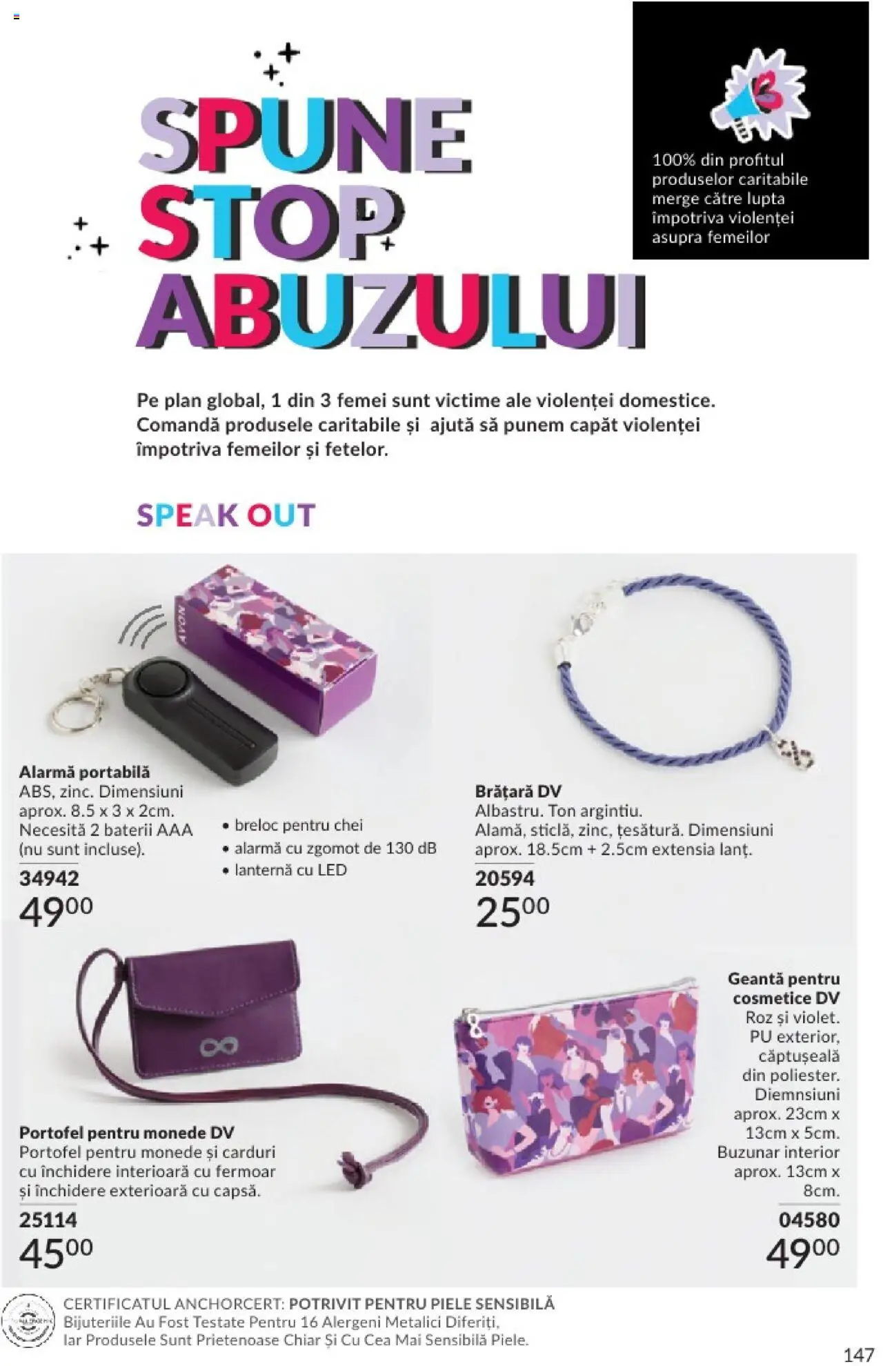 Catalog Avon 1 - 28 Februarie 2025 | Pagina 147 | Produse: Portofel, Geantă, Brățară, Baterii