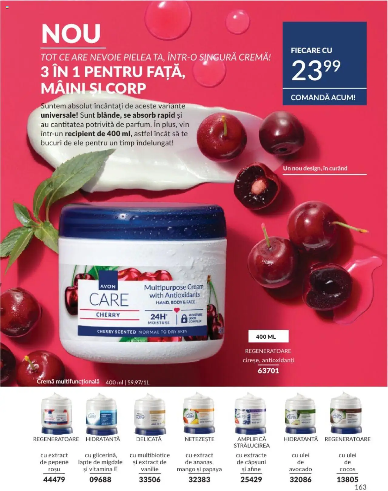 Catalog Avon 1 - 28 Februarie 2025 | Pagina 163 | Produse: Migdale, Lapte, Ulei, Mango