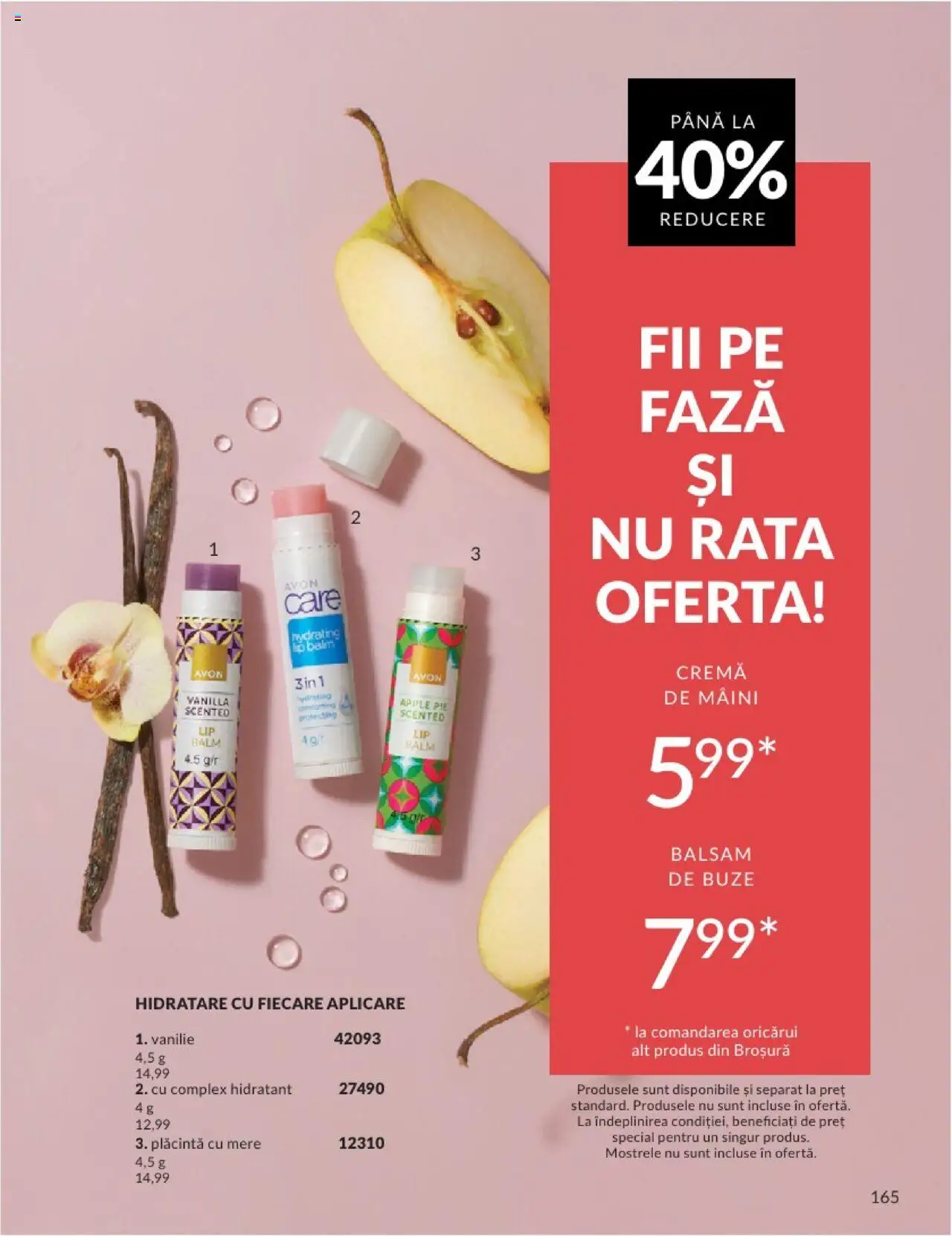 Catalog Avon 1 - 28 Februarie 2025 | Pagina 165 | Produse: Rață, Plăcintă, Cremă, Apple