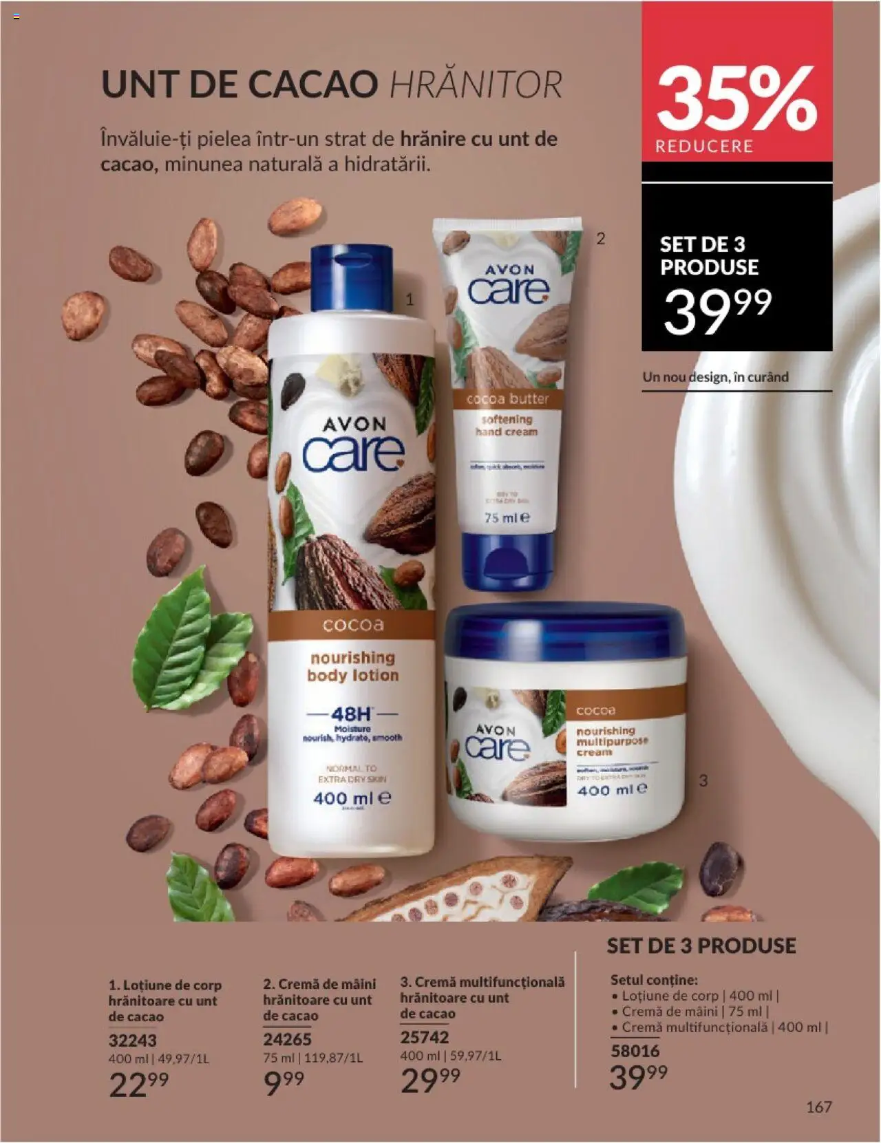 Catalog Avon 1 - 28 Februarie 2025 | Pagina 167 | Produse: Body, Cremă, Cremă de mâini, Cacao