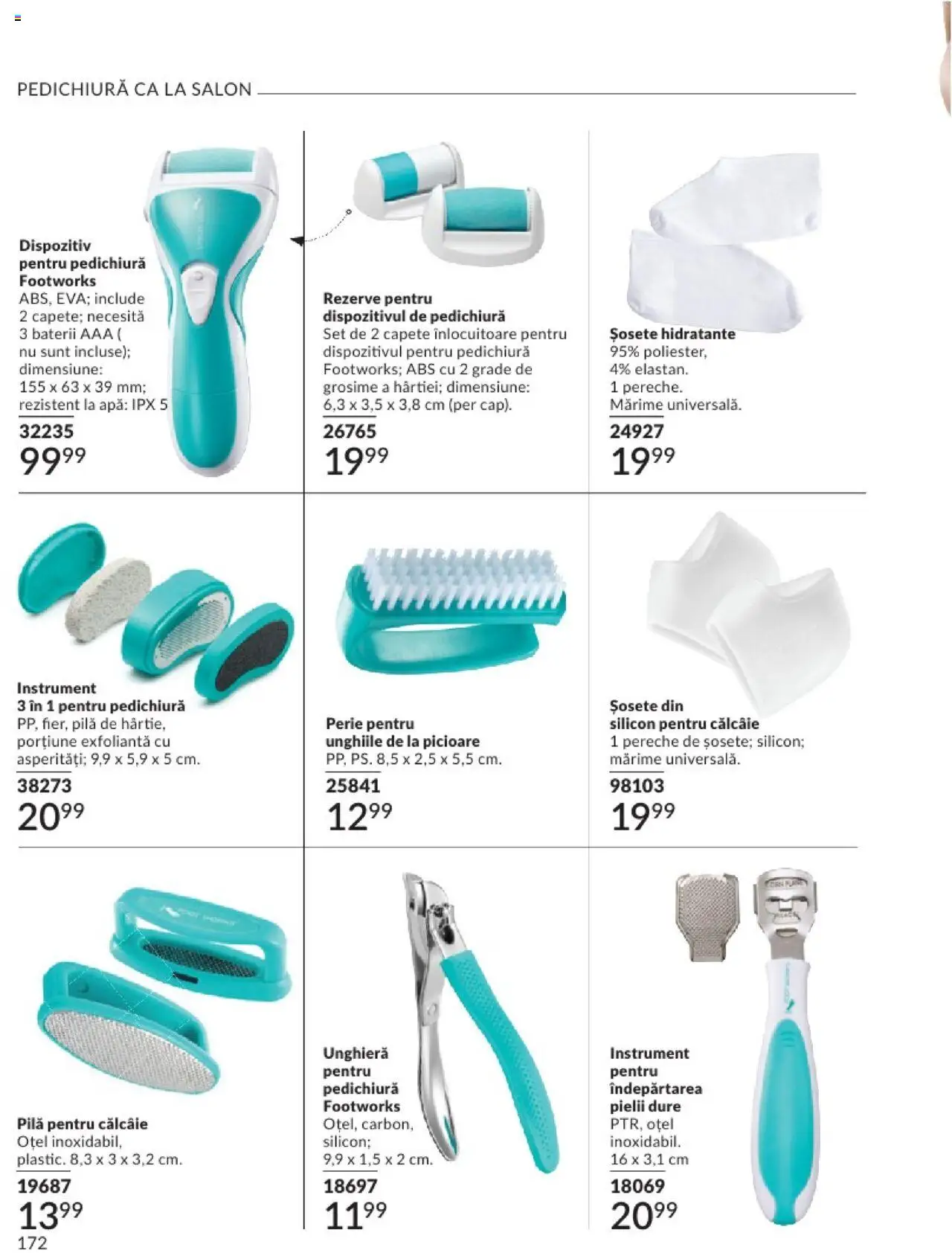 Catalog Avon 1 - 28 Februarie 2025 | Pagina 172 | Produse: Baterii, Perie, Șosete, Apă