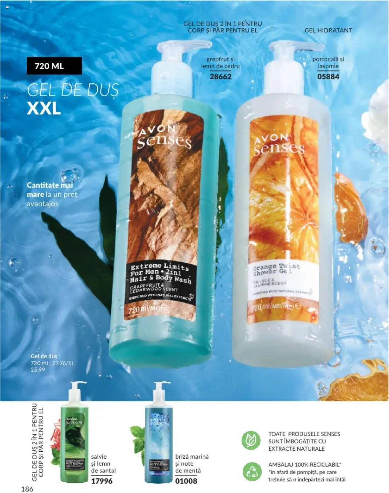 Catalog Avon 1 - 28 Februarie 2025 | Pagina 186 | Produse: Body, Duș, Gel de duș, Grepfrut