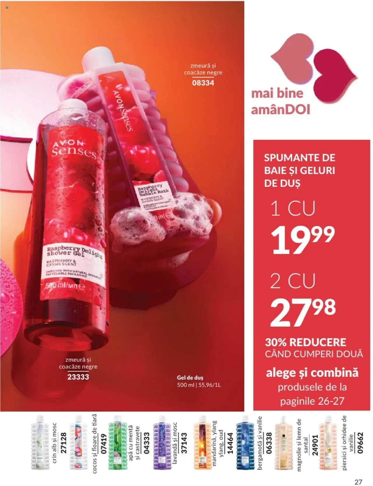 Catalog Avon 1 - 28 Februarie 2025 | Pagina 27 | Produse: Zmeură, Orhidee, Duș, Gel de duș