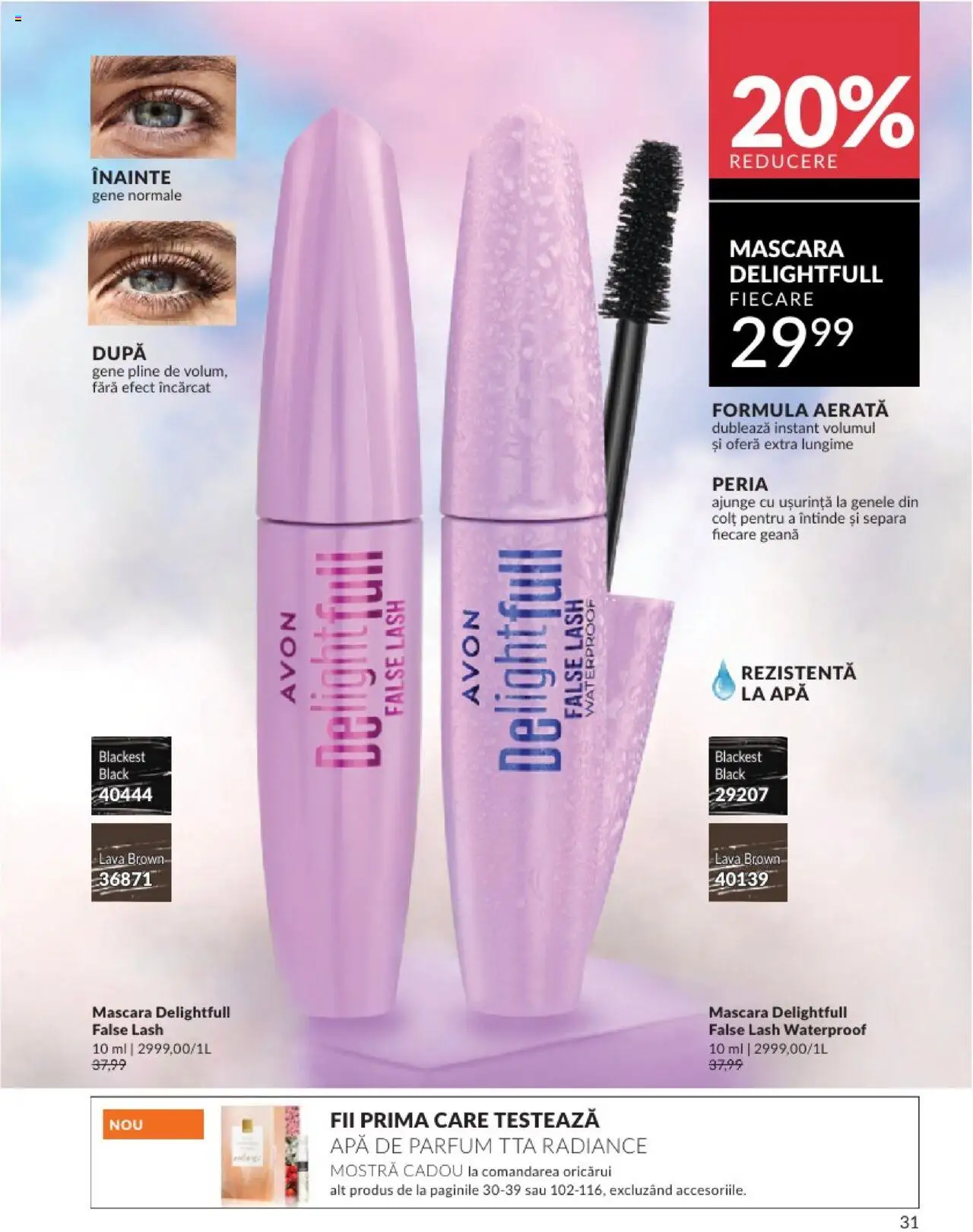 Catalog Avon 1 - 28 Februarie 2025 | Pagina 31 | Produse: Apă de parfum, Parfum, Mascara, Apă