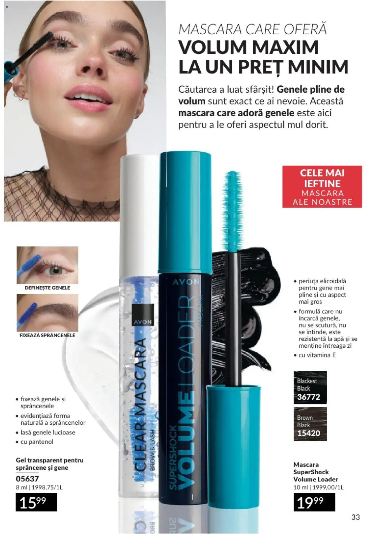 Catalog Avon 1 - 28 Februarie 2025 | Pagina 33 | Produse: Mascara, Apă