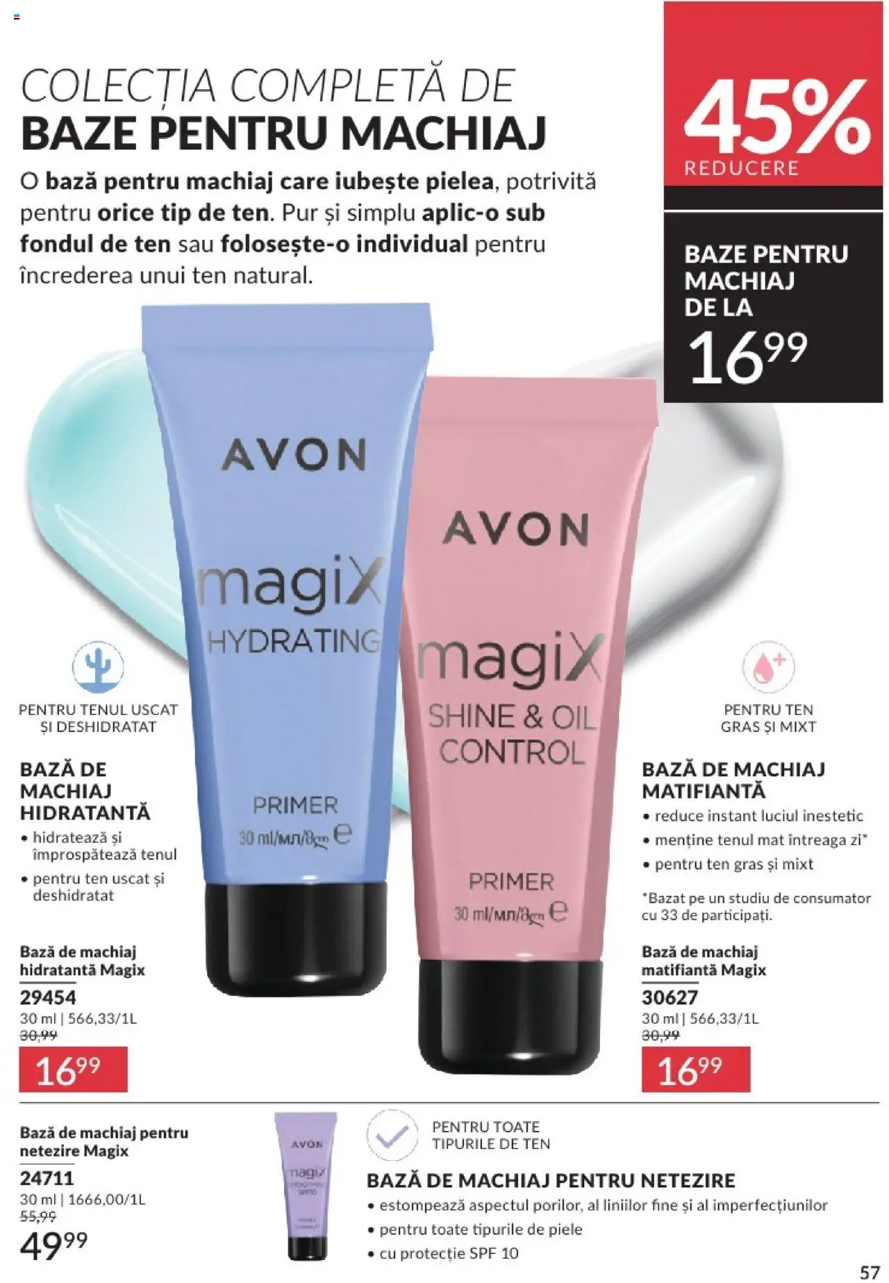 Catalog Avon 1 - 28 Februarie 2025 | Pagina 57 | Produse: Bază de machiaj, Machiaj