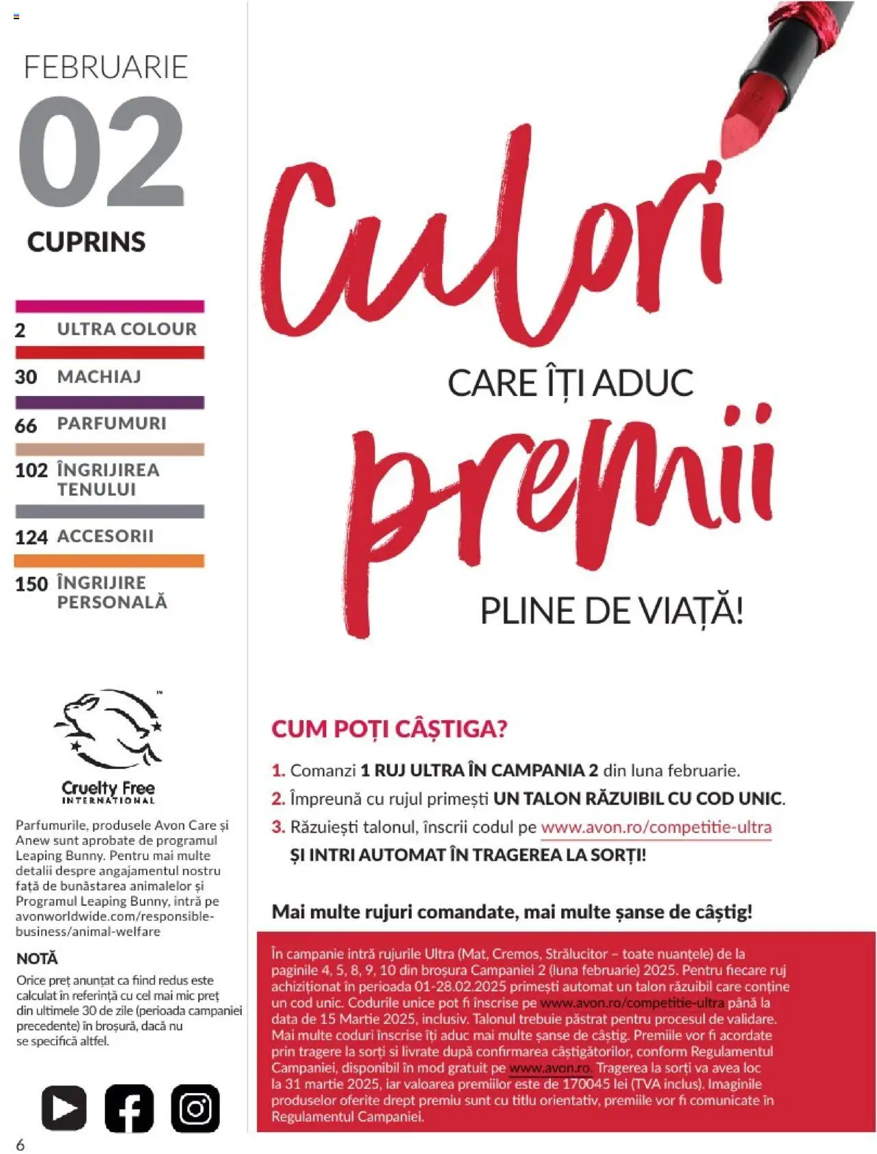 Catalog Avon 1 - 28 Februarie 2025 | Pagina 6 | Produse: Machiaj, Ruj