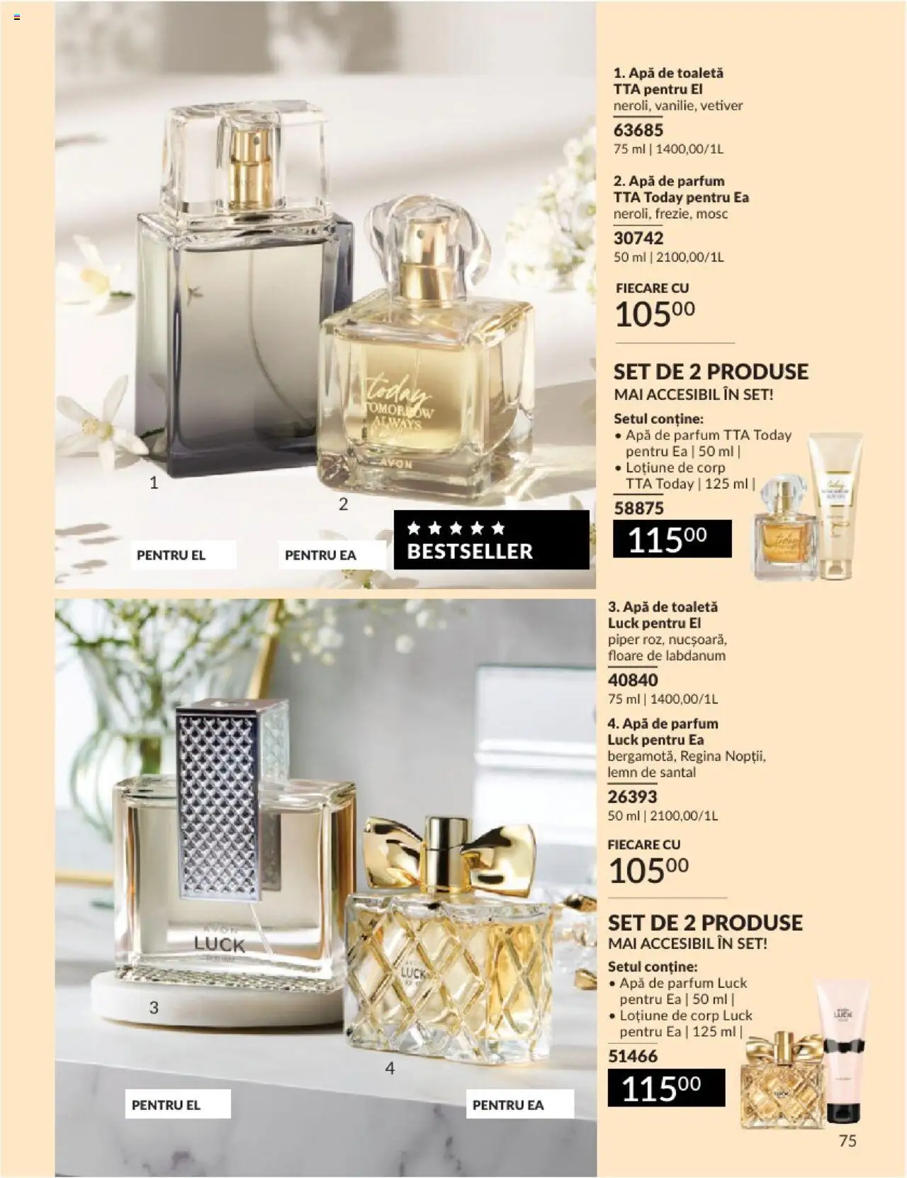 Catalog Avon 1 - 28 Februarie 2025 | Pagina 75 | Produse: Apă de parfum, Toaletă, Apă de toaletă, Piper