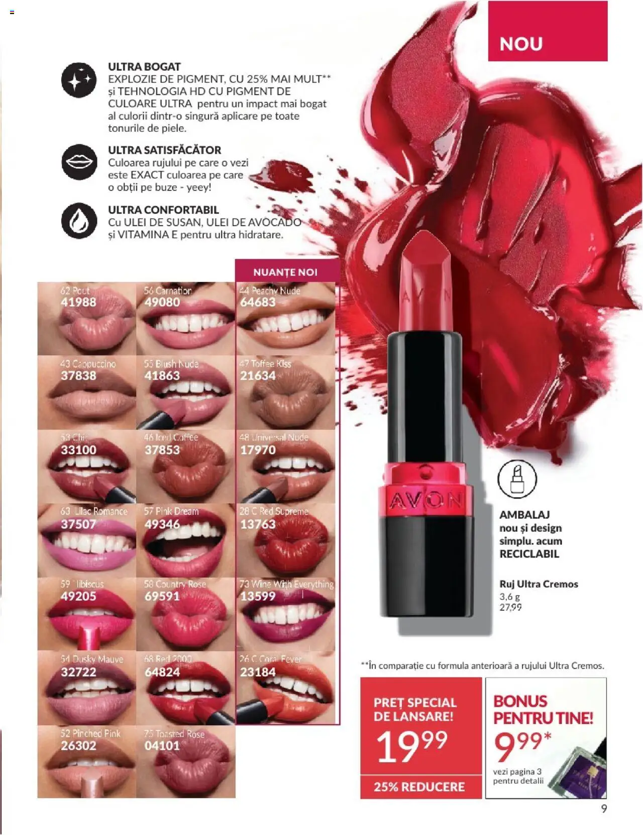 Catalog Avon 1 - 28 Februarie 2025 | Pagina 9 | Produse: Blush, Ruj, Ulei, Avocado