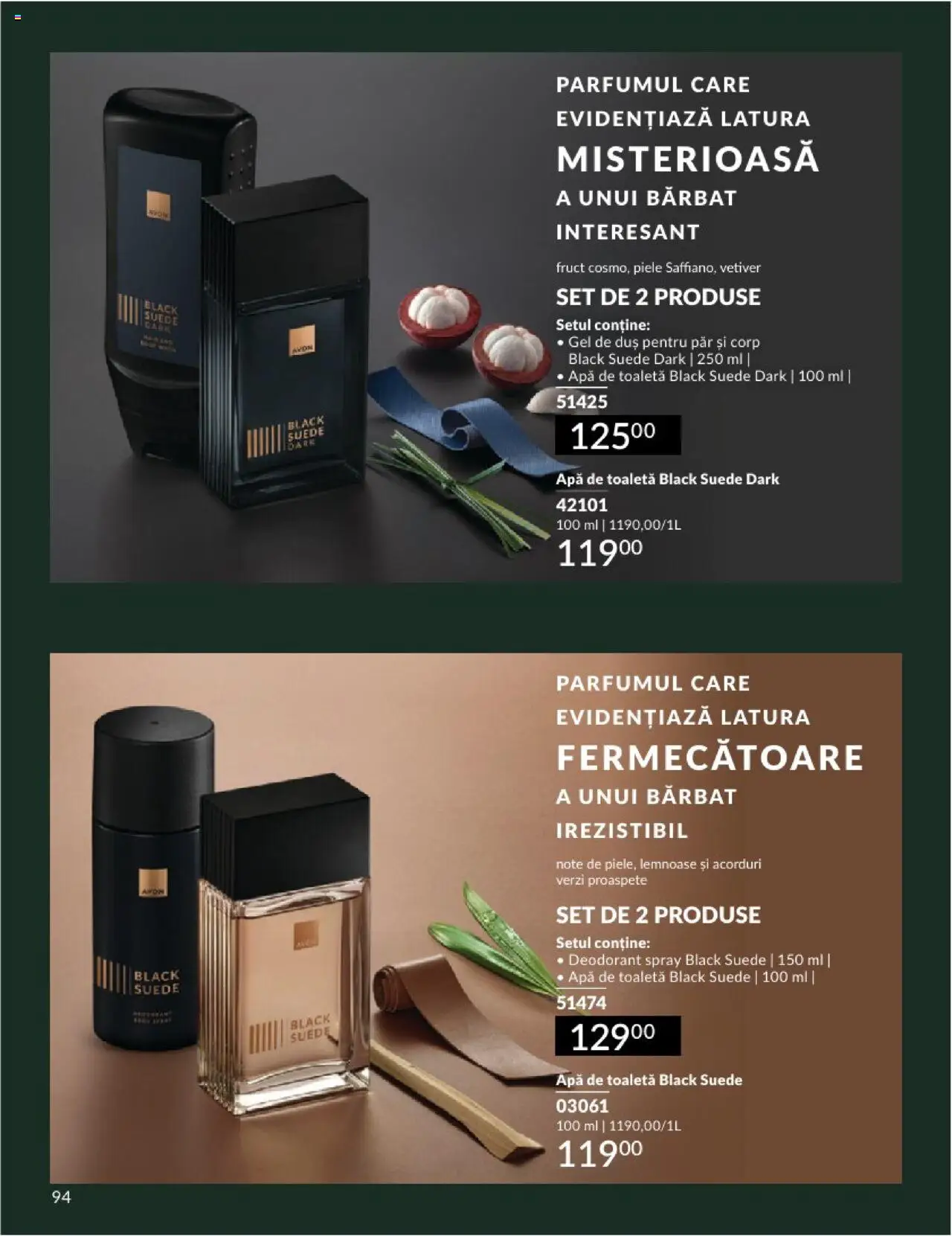 Catalog Avon 1 - 28 Februarie 2025 | Pagina 94 | Produse: Toaletă, Duș, Apă de toaletă, Deodorant