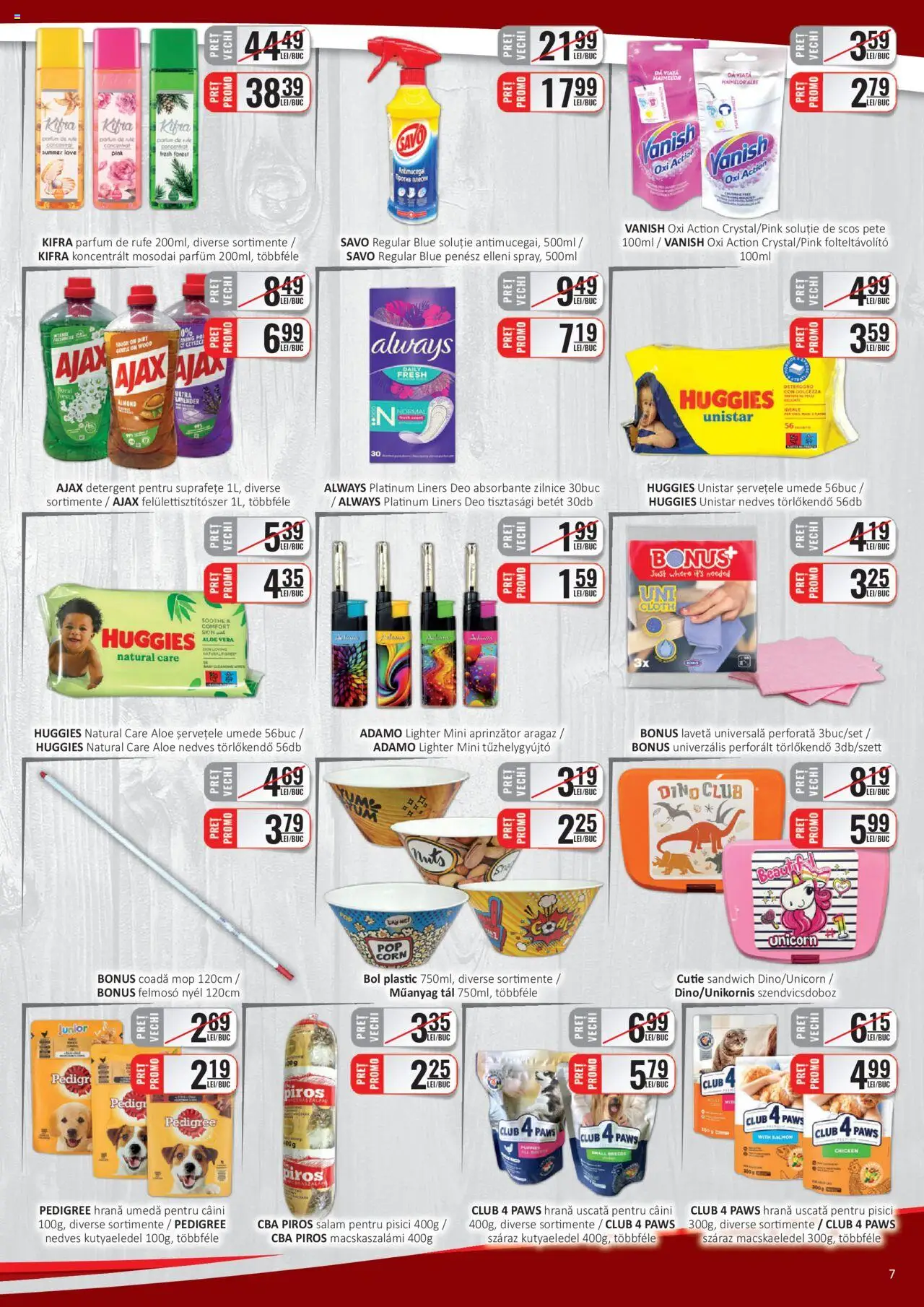 Catalog CBA 1 - 15 Februarie 2025 | Pagina 7 | Produse: Aragaz, Mop, Bol, Șervețele umede