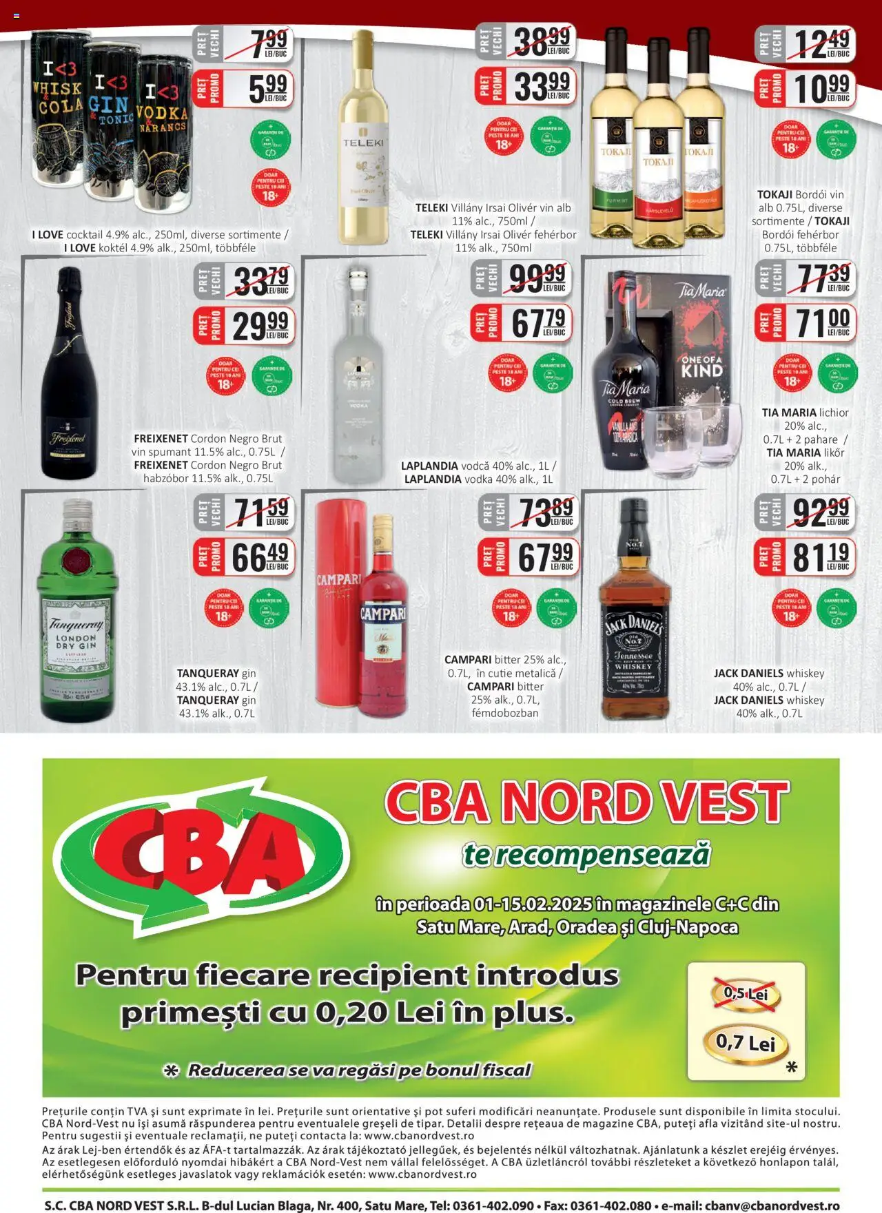 Catalog CBA 1 - 15 Februarie 2025 | Pagina 8 | Produse: Pahare, Cocktail, Vodka, Whiskey