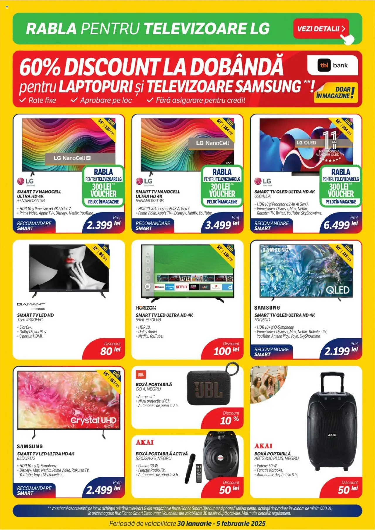 Catalog Flanco 30 Ianuarie - 5 Februarie 2025 | Pagina 3 | Produse: Televizor, Radio, Apple, Boxă portabilă