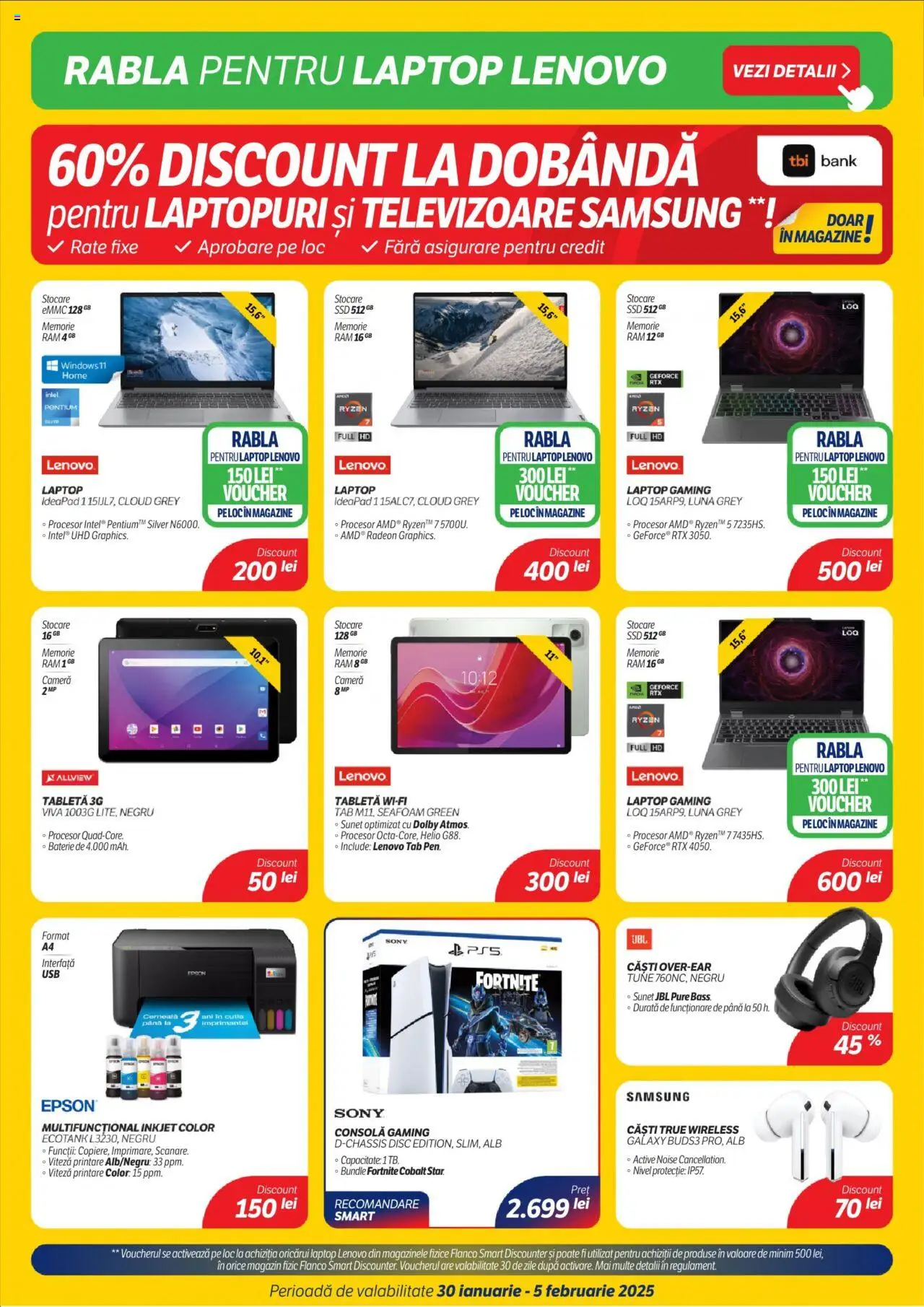 Catalog Flanco 30 Ianuarie - 5 Februarie 2025 | Pagina 4 | Produse: Laptop, Căști, Cameră, Disc