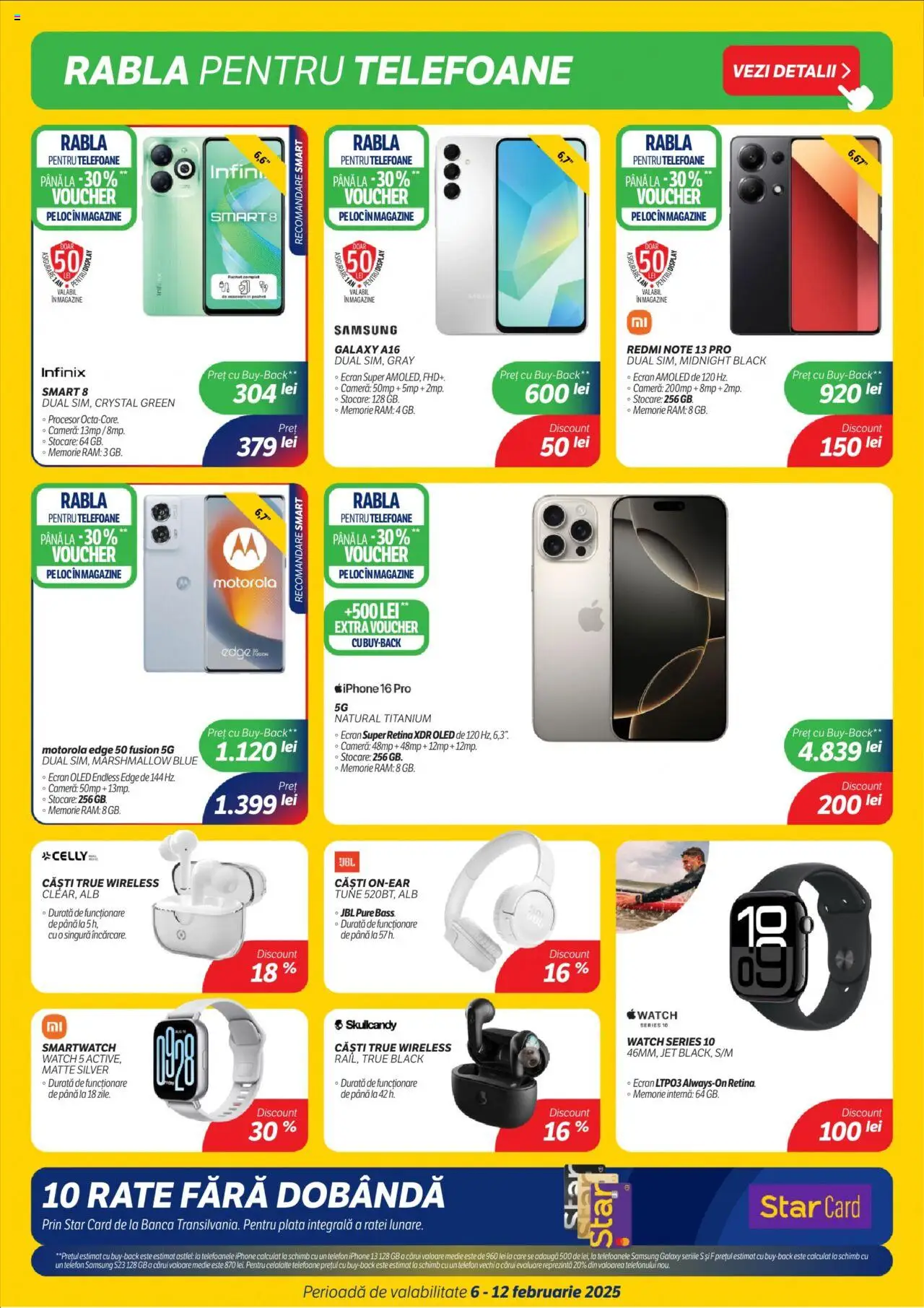 Catalog Flanco 6 - 12 Februarie 2025 | Pagina 2 | Produse: Telefon, Memorie, Căști, Bancă