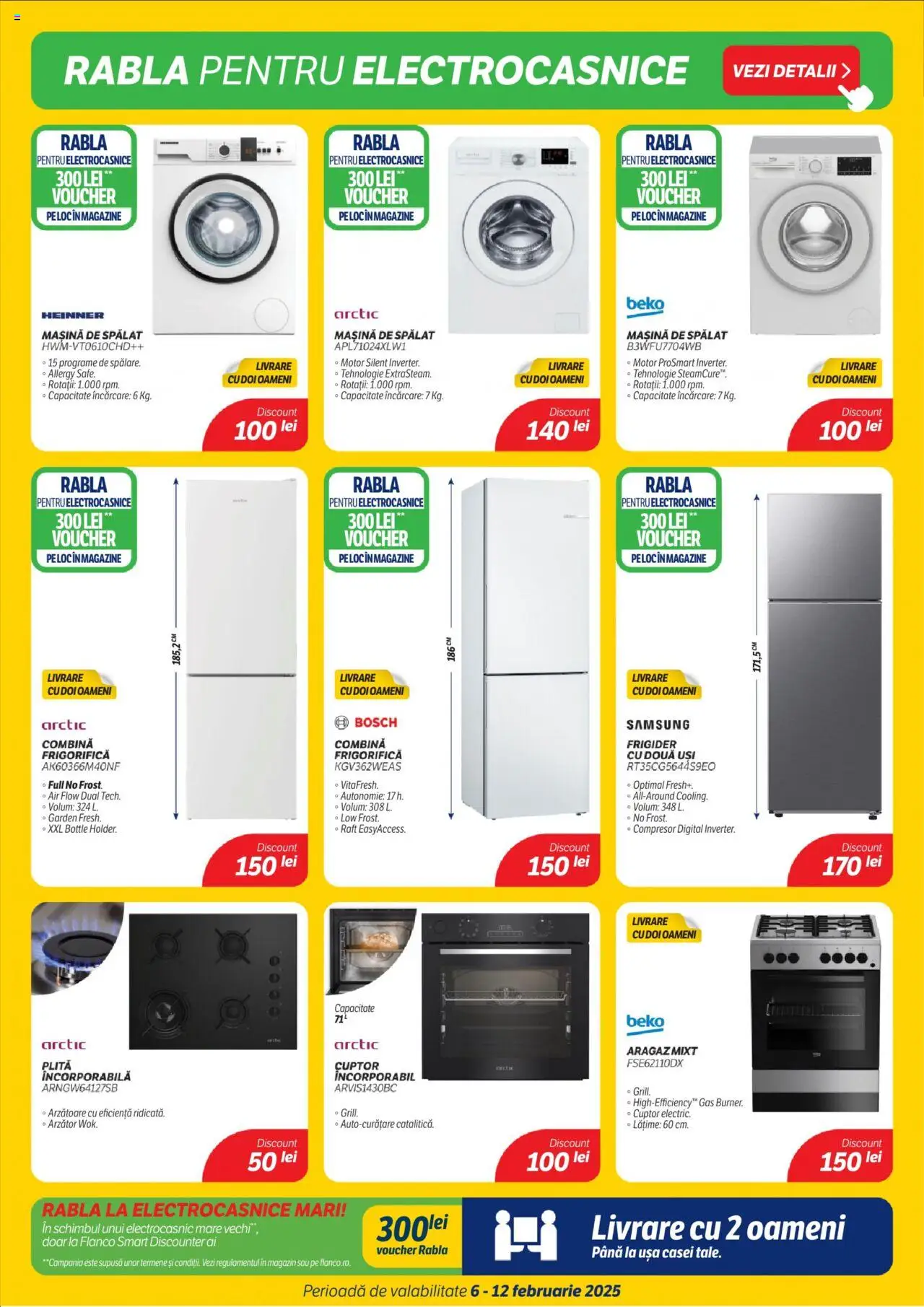 Catalog Flanco 6 - 12 Februarie 2025 | Pagina 5 | Produse: Mașină De Spălat, Plită, Aragaz, Ușă