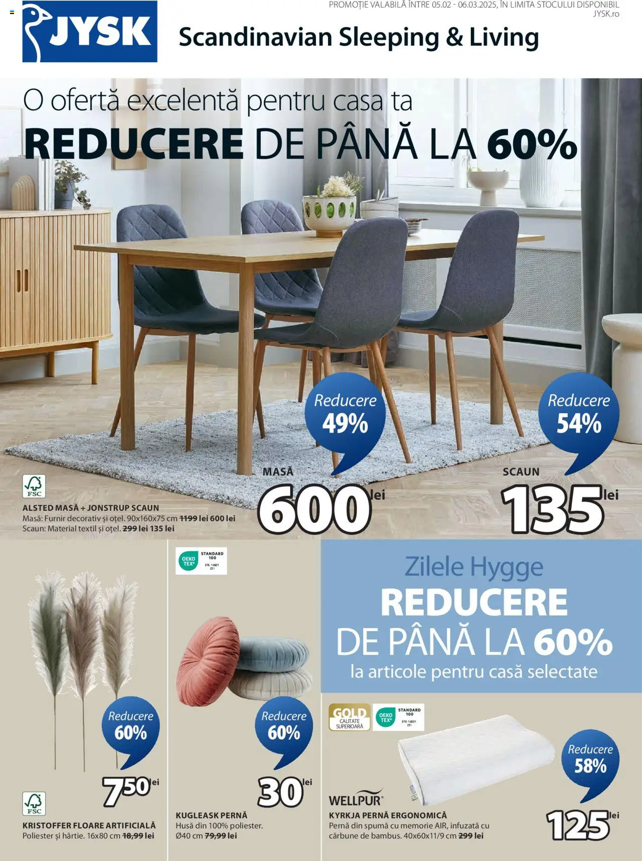 Catalog JYSK 5 Februarie - 6 Martie 2025 | Pagina 1