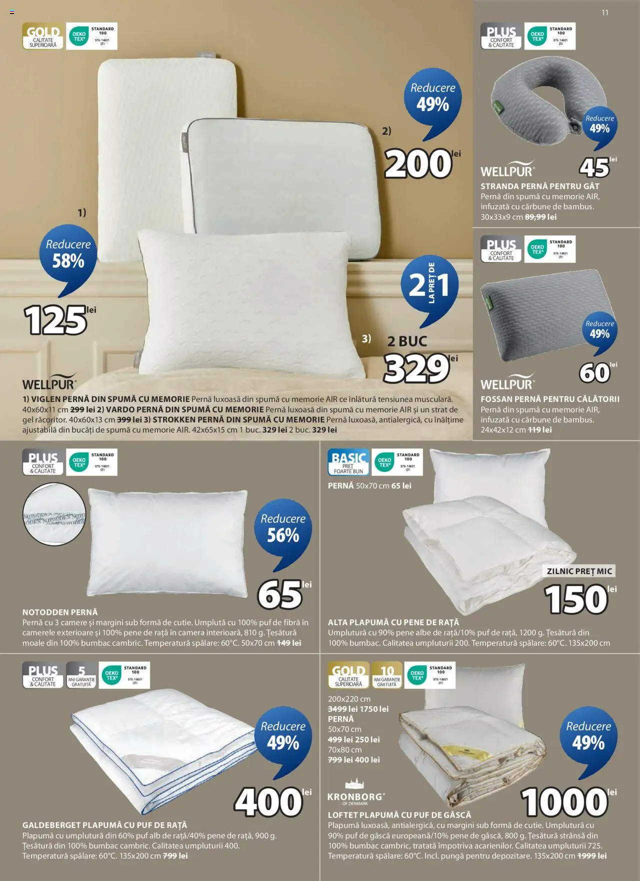 Catalog JYSK 5 Februarie - 6 Martie 2025 | Pagina 11 | Produse: Pungă, Pernă, Plapumă