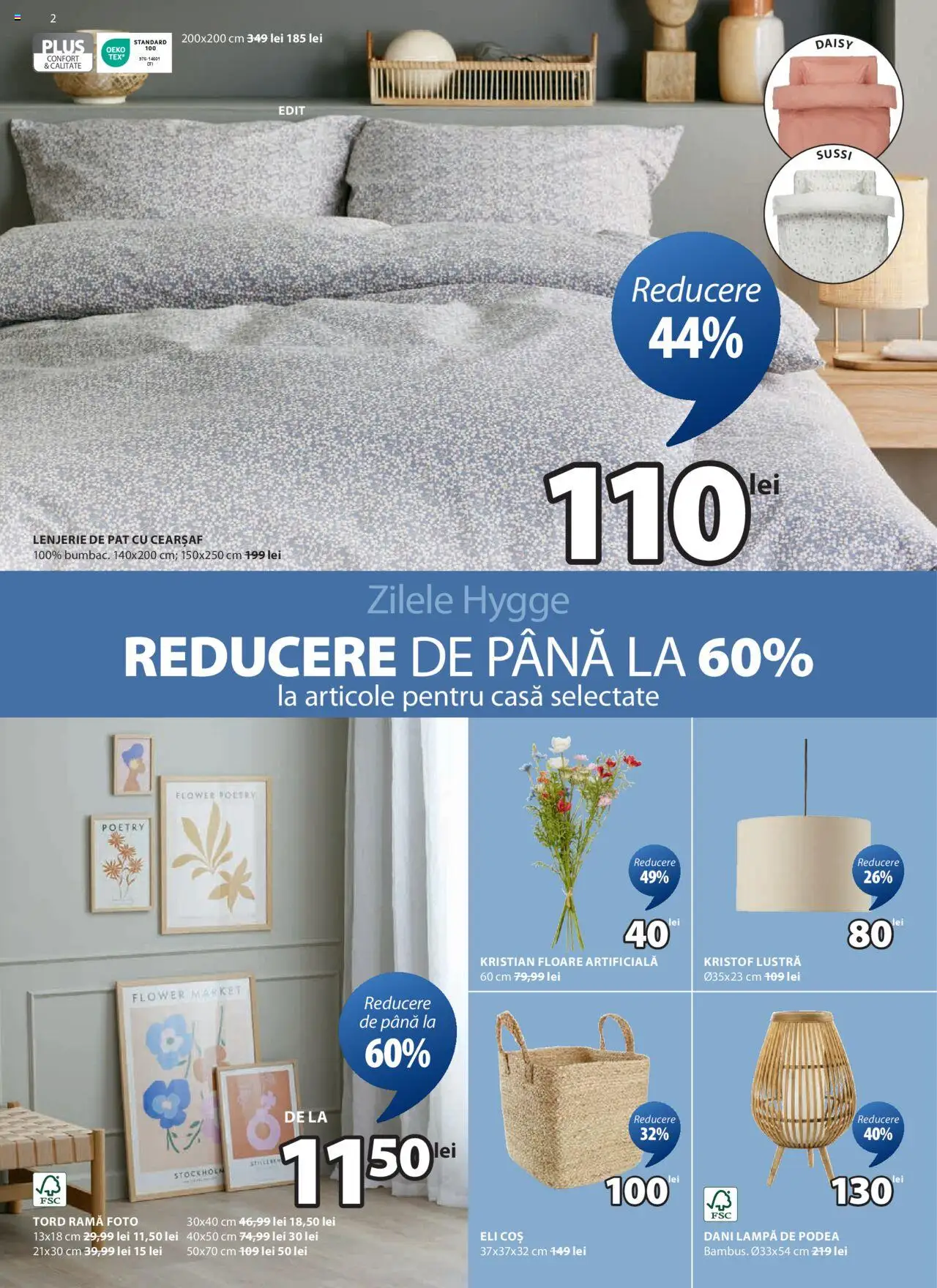 Catalog JYSK 5 Februarie - 6 Martie 2025 | Pagina 2 | Produse: Memorie, Pernă, Masă, Scaun