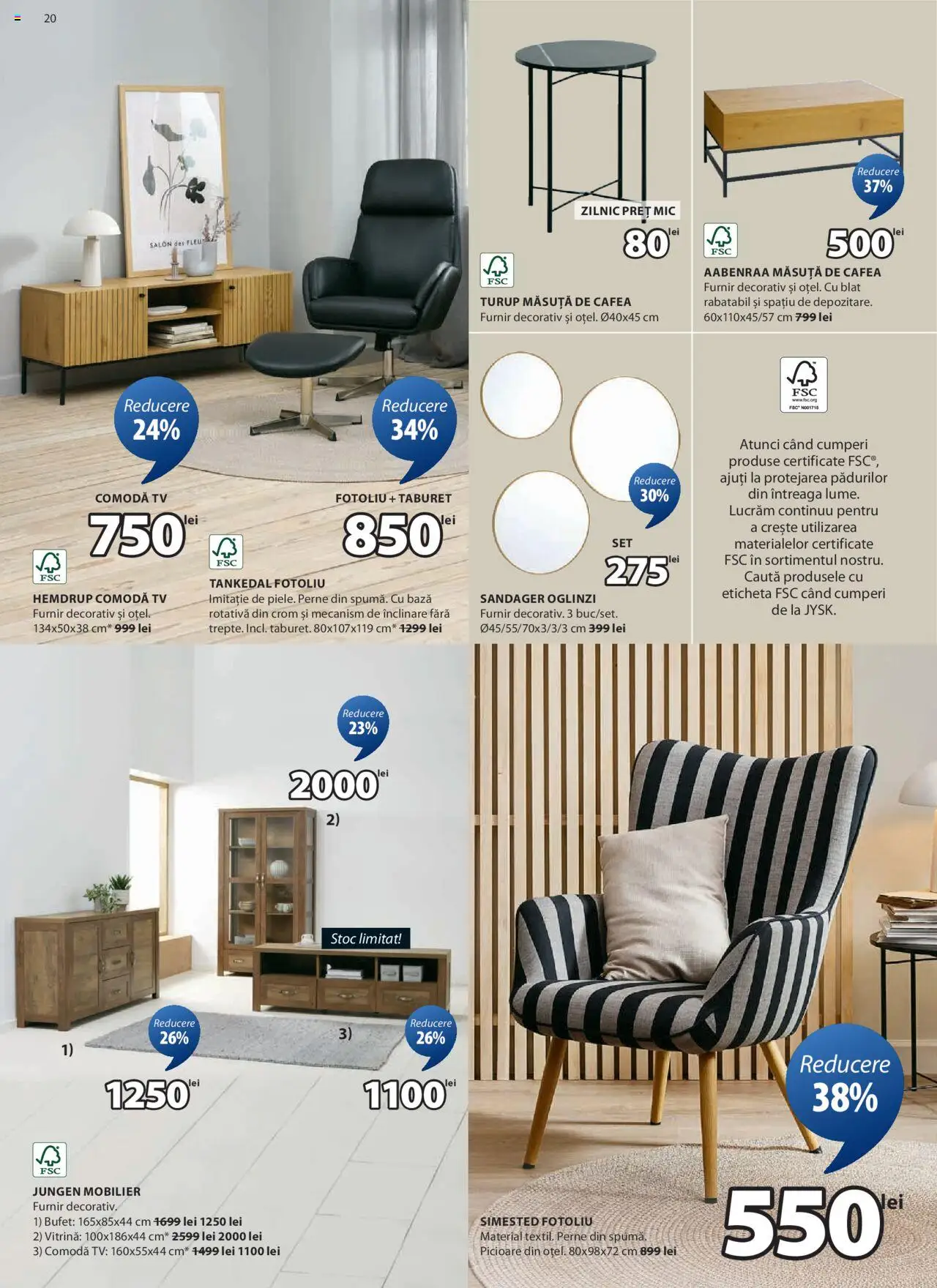 Catalog JYSK 5 Februarie - 6 Martie 2025 | Pagina 20 | Produse: Scaun gaming, Scaun, Etajeră, Scaun de birou
