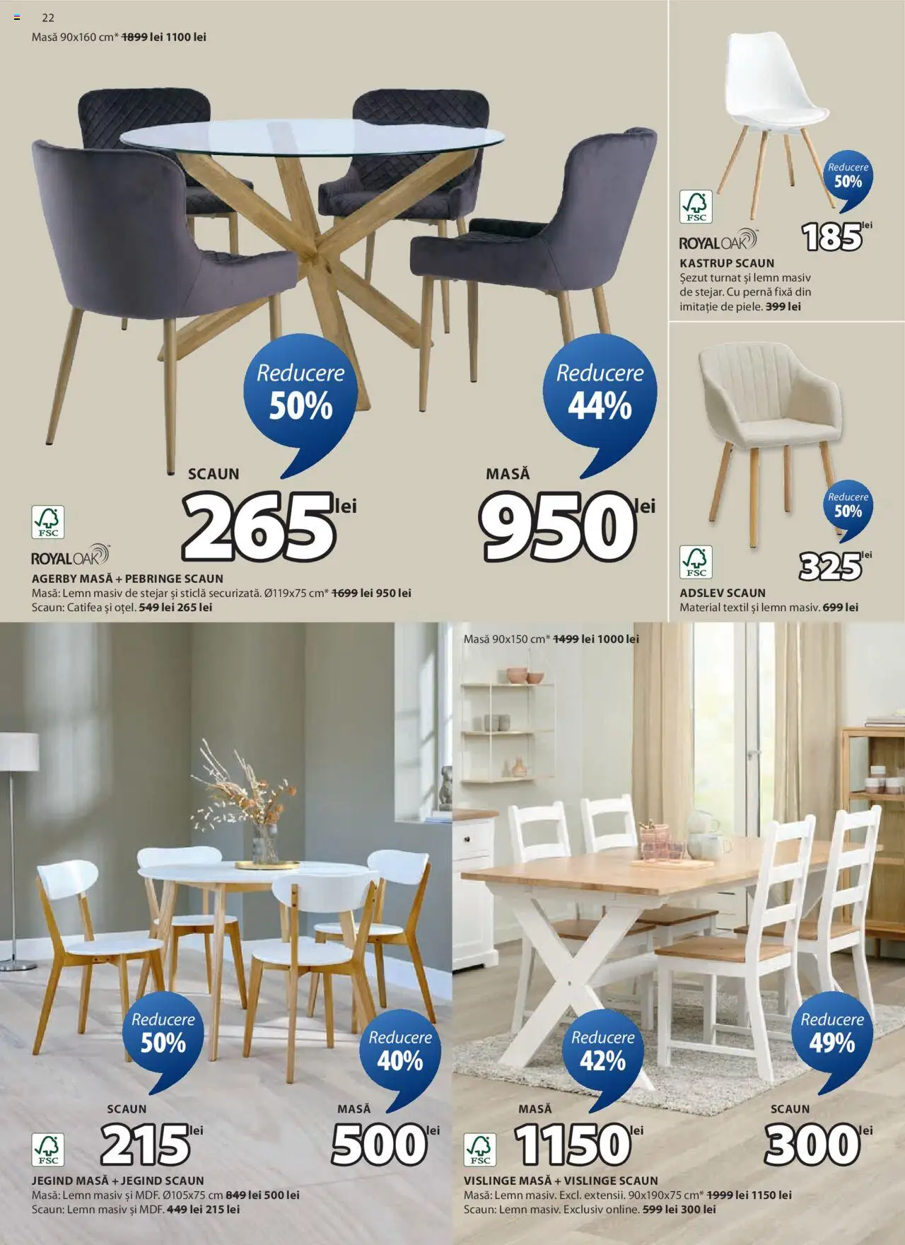 Catalog JYSK 5 Februarie - 6 Martie 2025 | Pagina 22 | Produse: Măsuță de cafea, Oglindă, Piedestal, Cafea