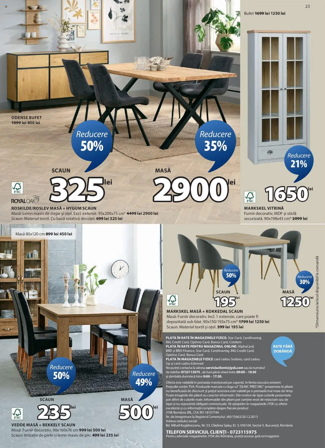 Catalog JYSK 5 Februarie - 6 Martie 2025 | Pagina 23 | Produse: Pernă, Masă, Scaun