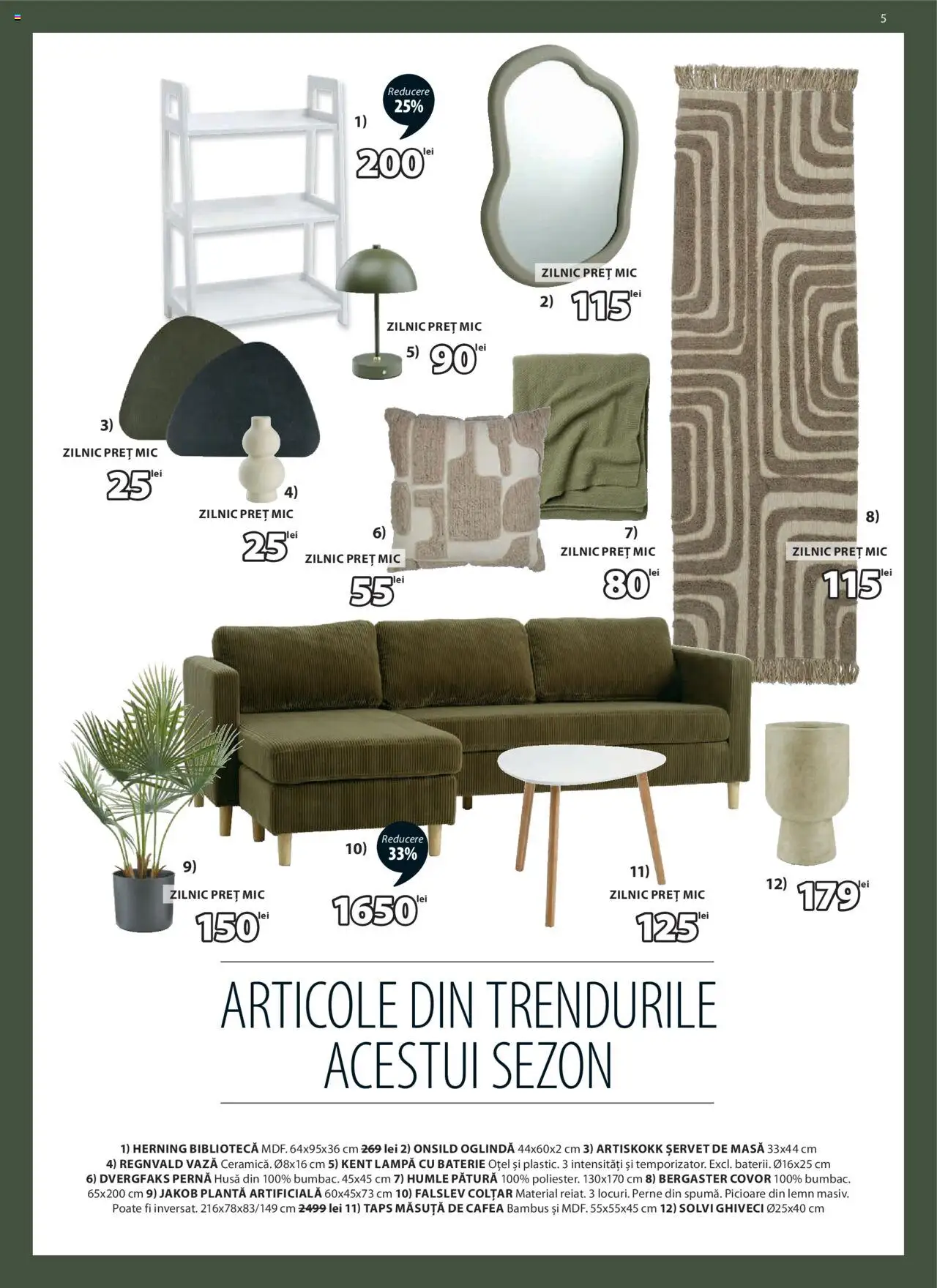 Catalog JYSK 5 Februarie - 6 Martie 2025 | Pagina 5 | Produse: Perdea