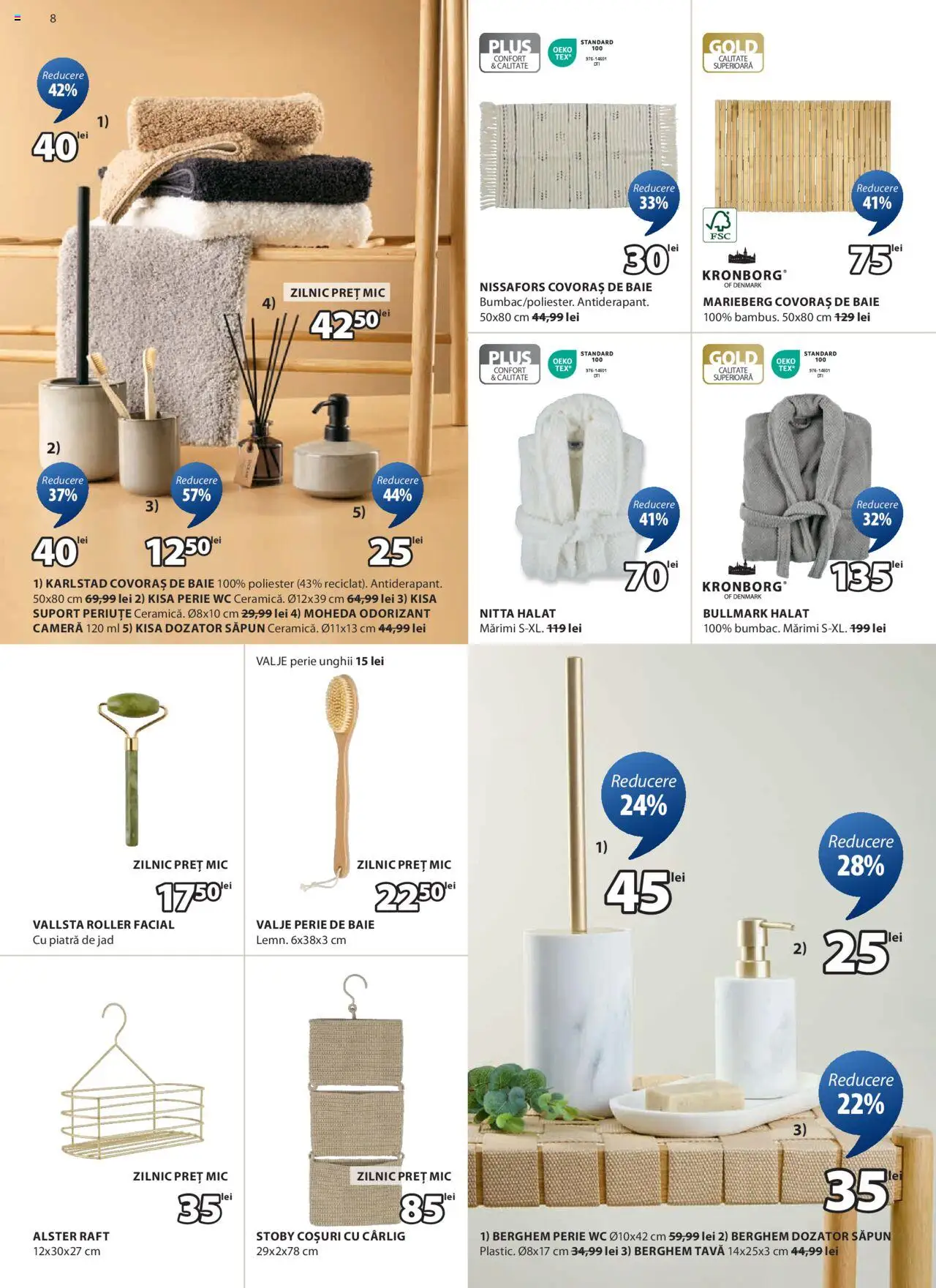 Catalog JYSK 5 Februarie - 6 Martie 2025 | Pagina 8 | Produse: Pernă scaun, Pernă, Pătură, Scaun