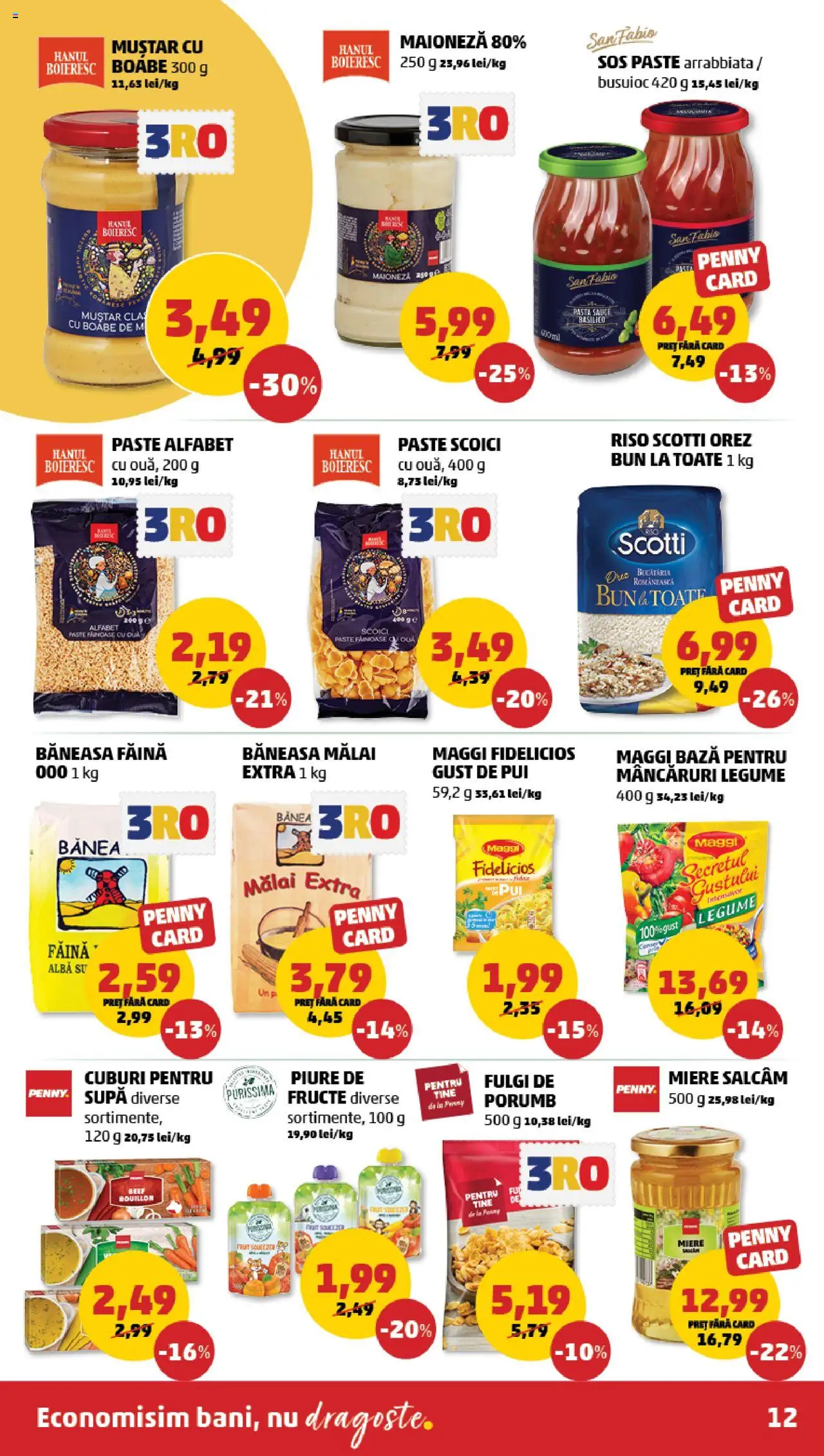 Catalog PENNY Market 5 - 11 Februarie 2025 | Pagina 12 | Produse: Muștar, Paste, Legume, Maioneză