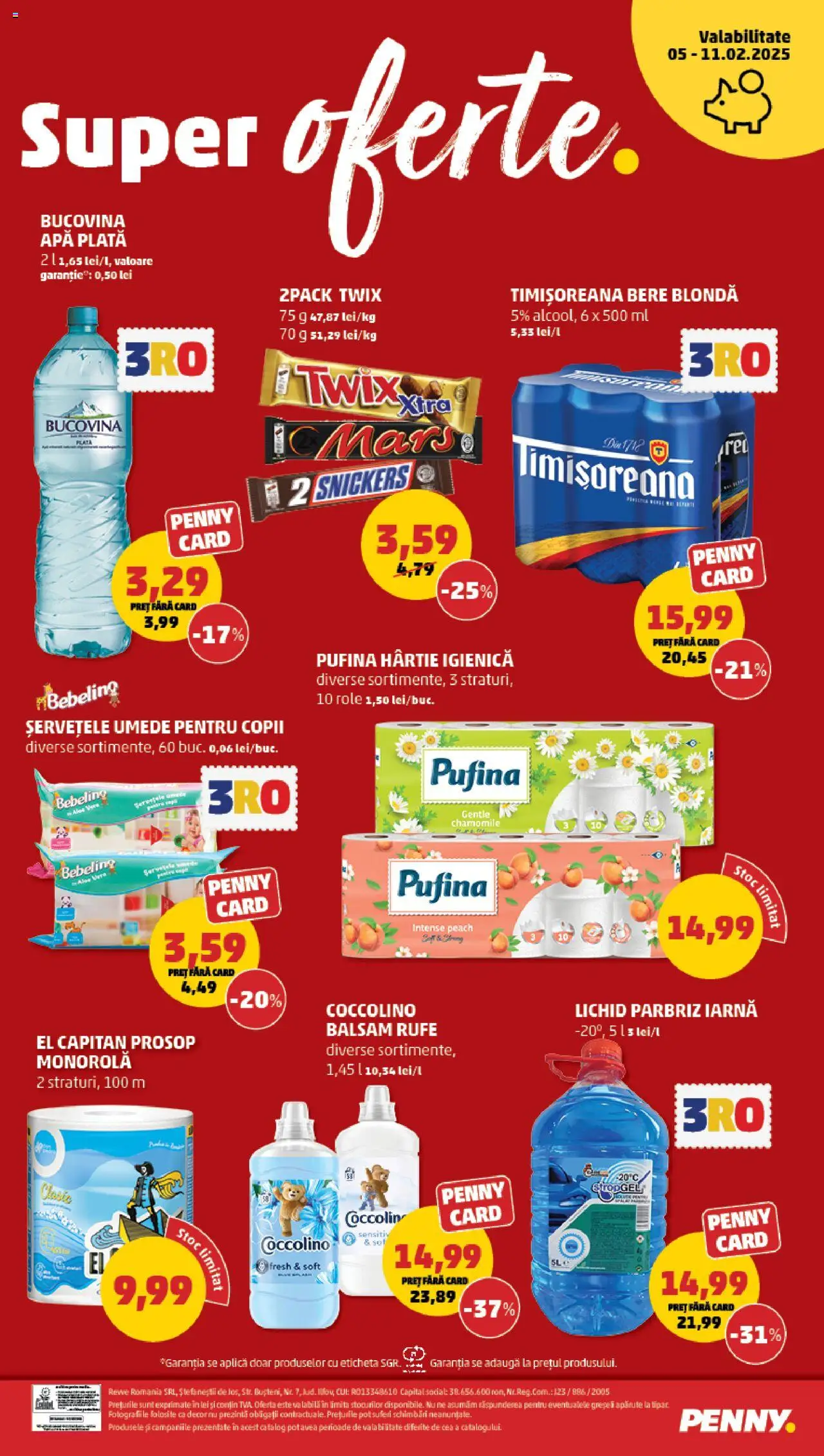 Catalog PENNY Market 5 - 11 Februarie 2025 | Pagina 20 | Produse: Role, Balsam, Bere, Șervețele umede