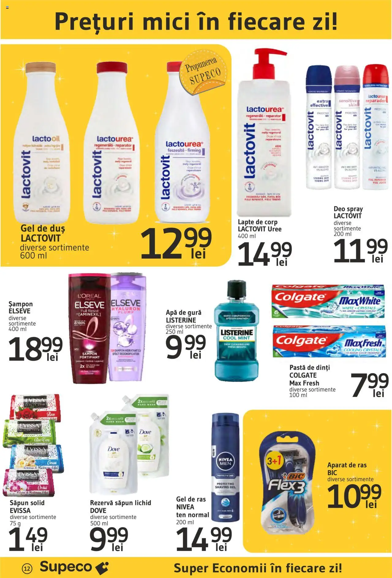 Catalog Supeco 6 - 19 Februarie 2025 | Pagina 12 | Produse: Duș, Lapte de corp, Săpun, Rezervă săpun